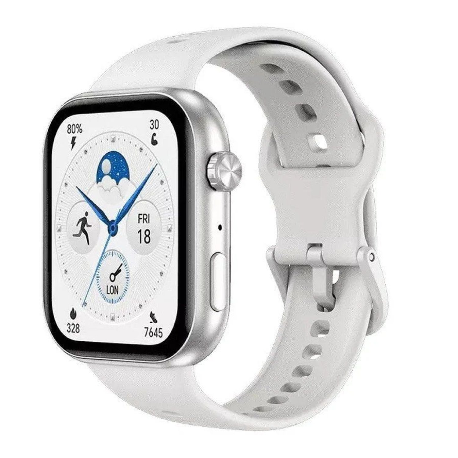 Smartwatch Honor Watch 2i/ Notificaciones/ Frecuencia Cardíaca/ Blanco