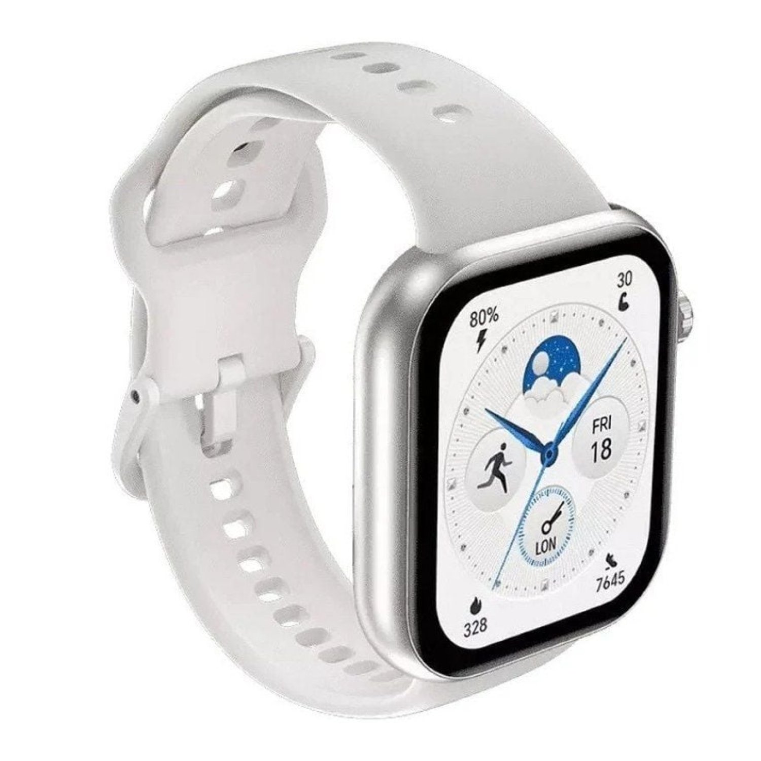 Smartwatch Honor Watch 2i/ Notificaciones/ Frecuencia Cardíaca/ Blanco