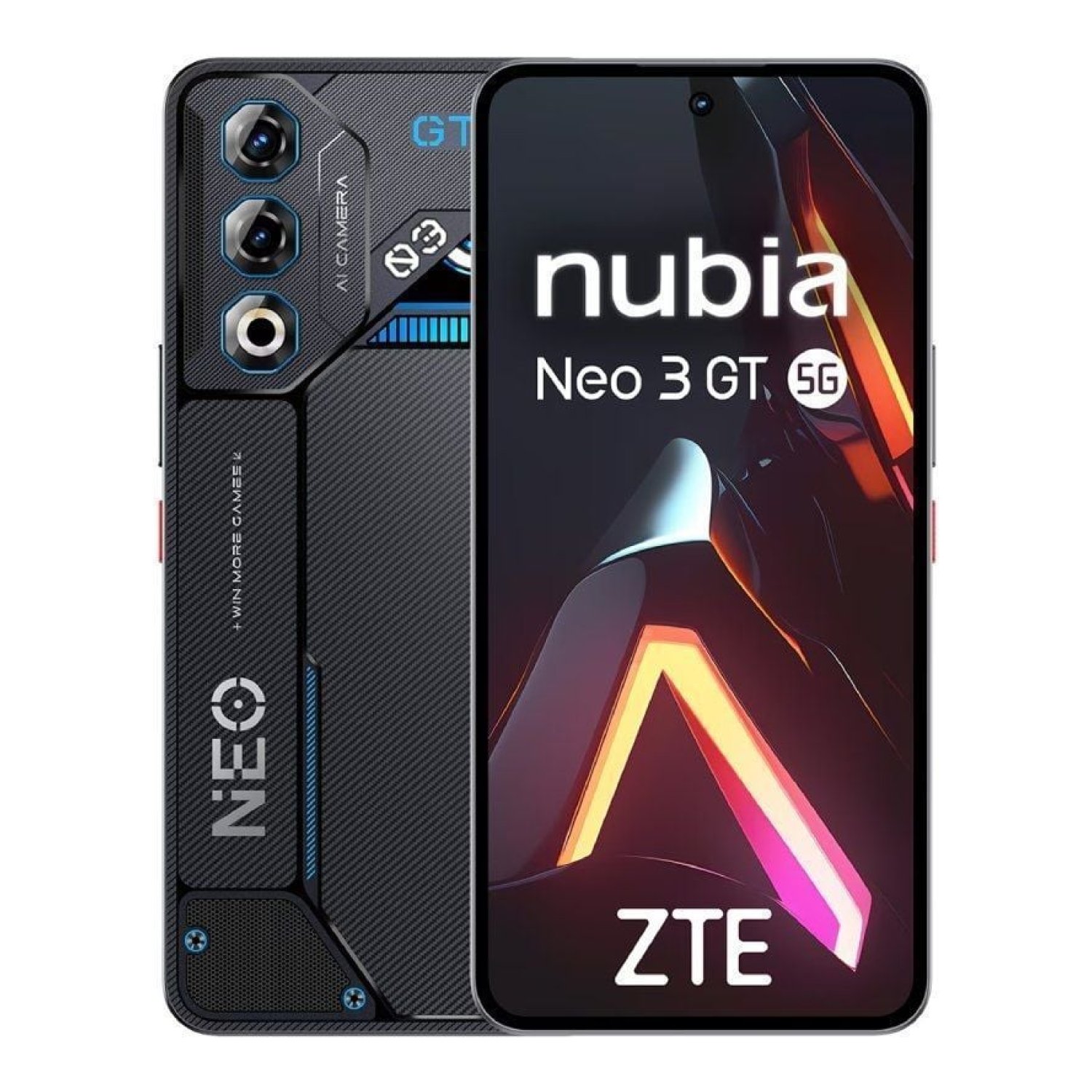 Smartphone ZTE Nubia Neo 3 GT 12GB/ 256GB/ 6.8"/ Negro