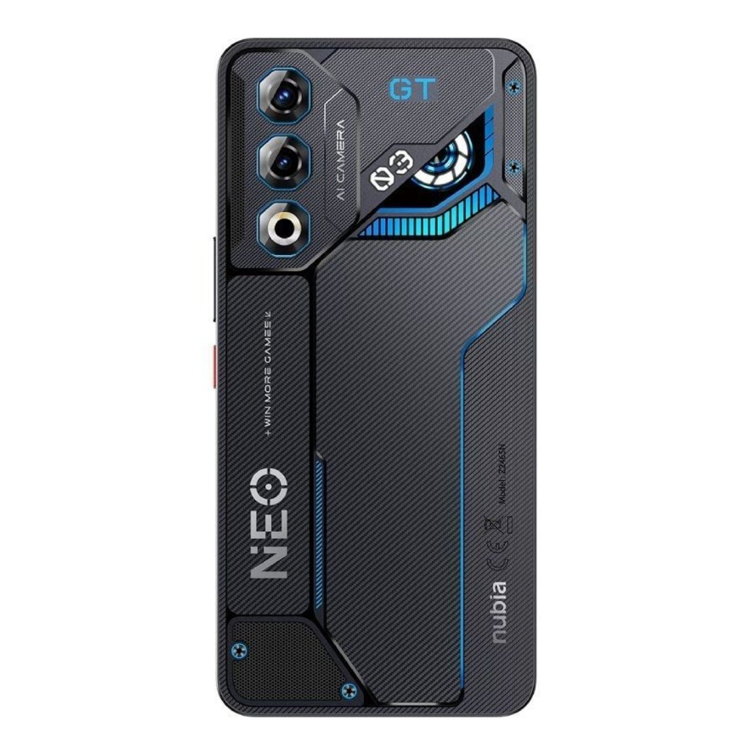 Smartphone ZTE Nubia Neo 3 GT 12GB/ 256GB/ 6.8"/ Negro