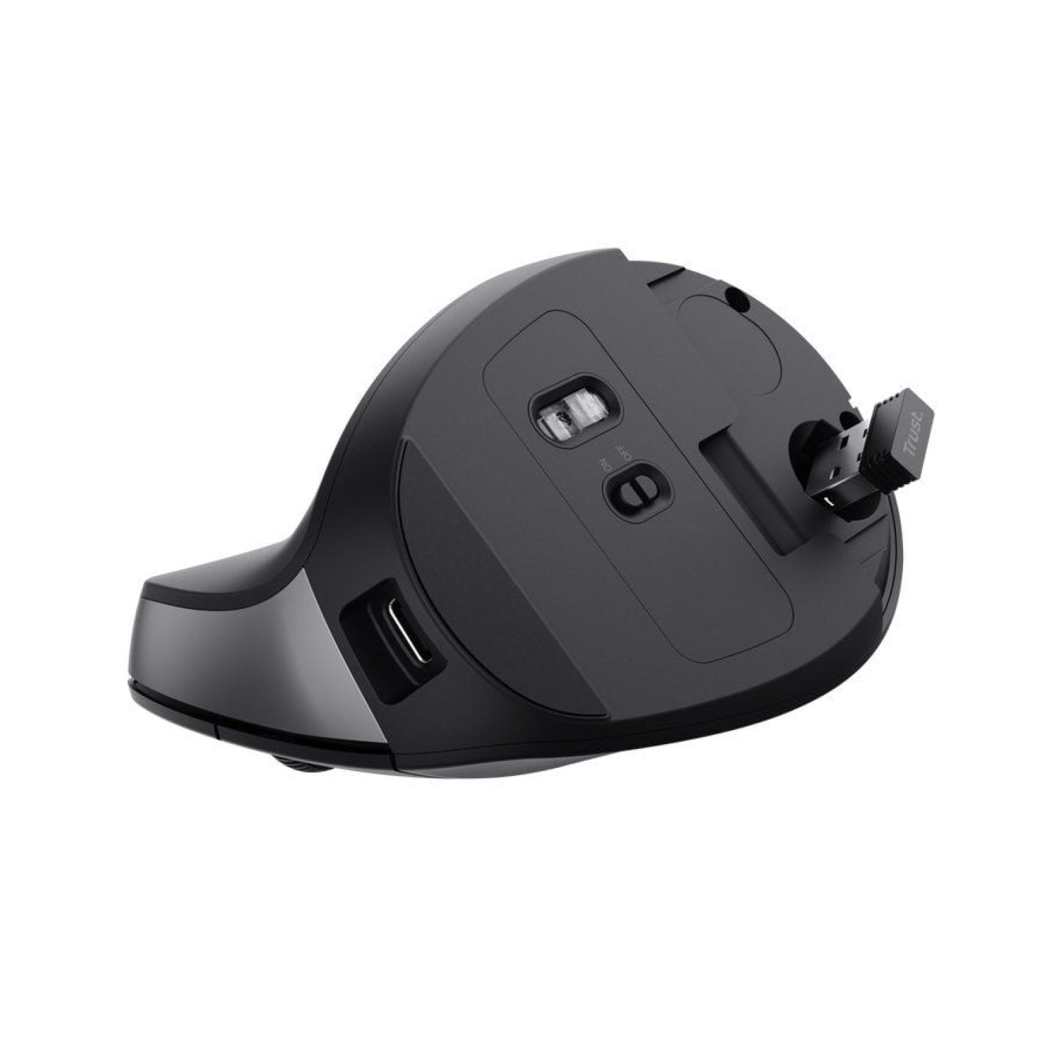 Trust Ratón Vertical Inalámbrico · Batería recargable · Hasta 2400 DPI