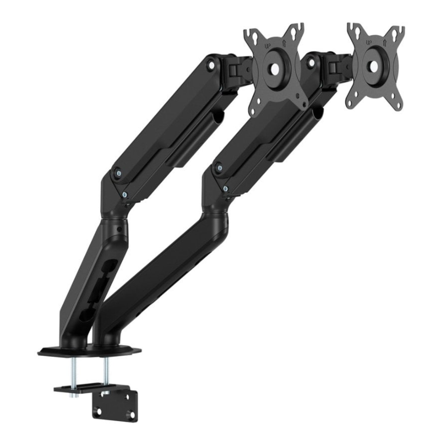 Soporte de Mesa con Contrapeso para 2 Monitores Aisens DT32TSR-451/ Giratorio/ Inclinable/ hasta 9kg