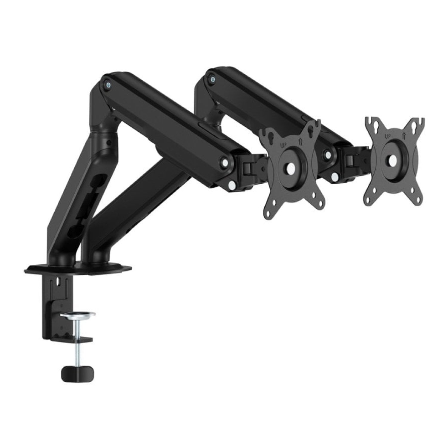 Soporte de Mesa con Contrapeso para 2 Monitores Aisens DT32TSR-451/ Giratorio/ Inclinable/ hasta 9kg