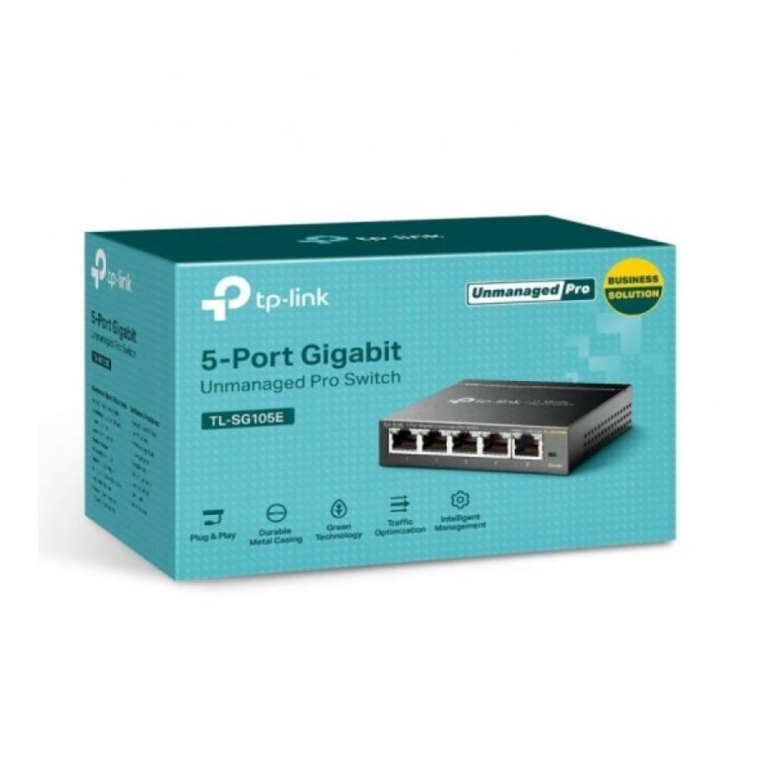 Switch TP-Link Easy Smart TL-SG105E V2 5 Puertos/ RJ-45 10/100/1000