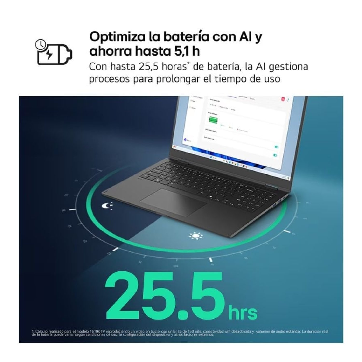 Portátil LG Gram Pro 16Z90TS-G.AU99BN Intel Core Ultra 9-288V/ 32GB/ 1TB SSD/ 16"/ Win11