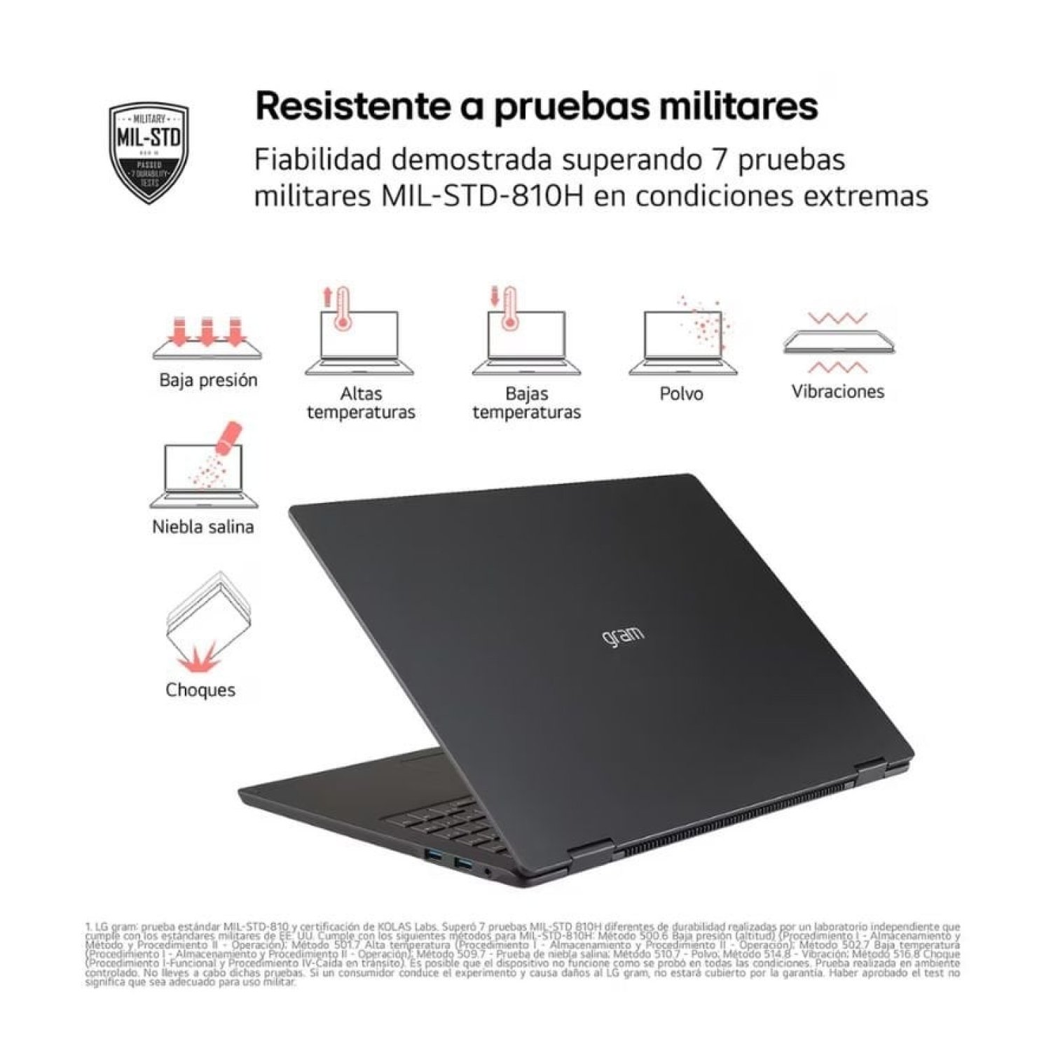 Portátil LG Gram Pro 16Z90TS-G.AU99BN Intel Core Ultra 9-288V/ 32GB/ 1TB SSD/ 16"/ Win11