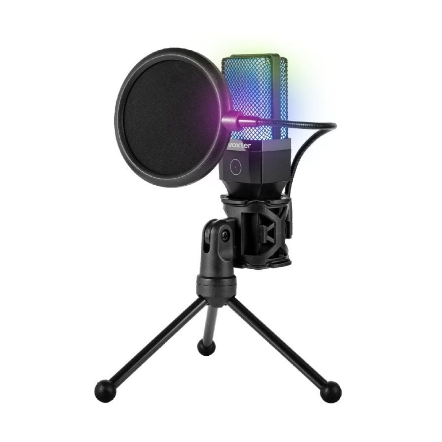Micrófono Woxter Mic Studio 65 RGB/ USB 2.0