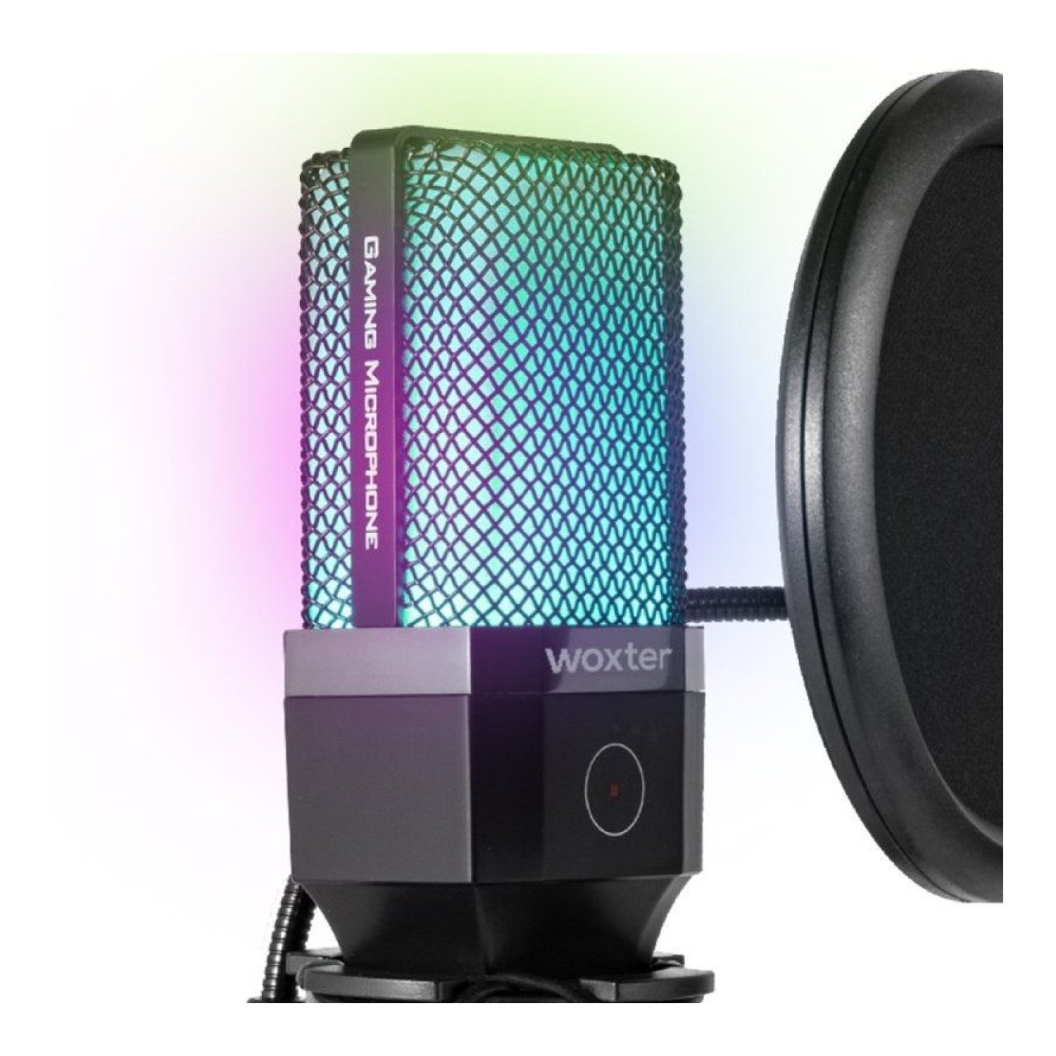 Micrófono Woxter Mic Studio 65 RGB/ USB 2.0