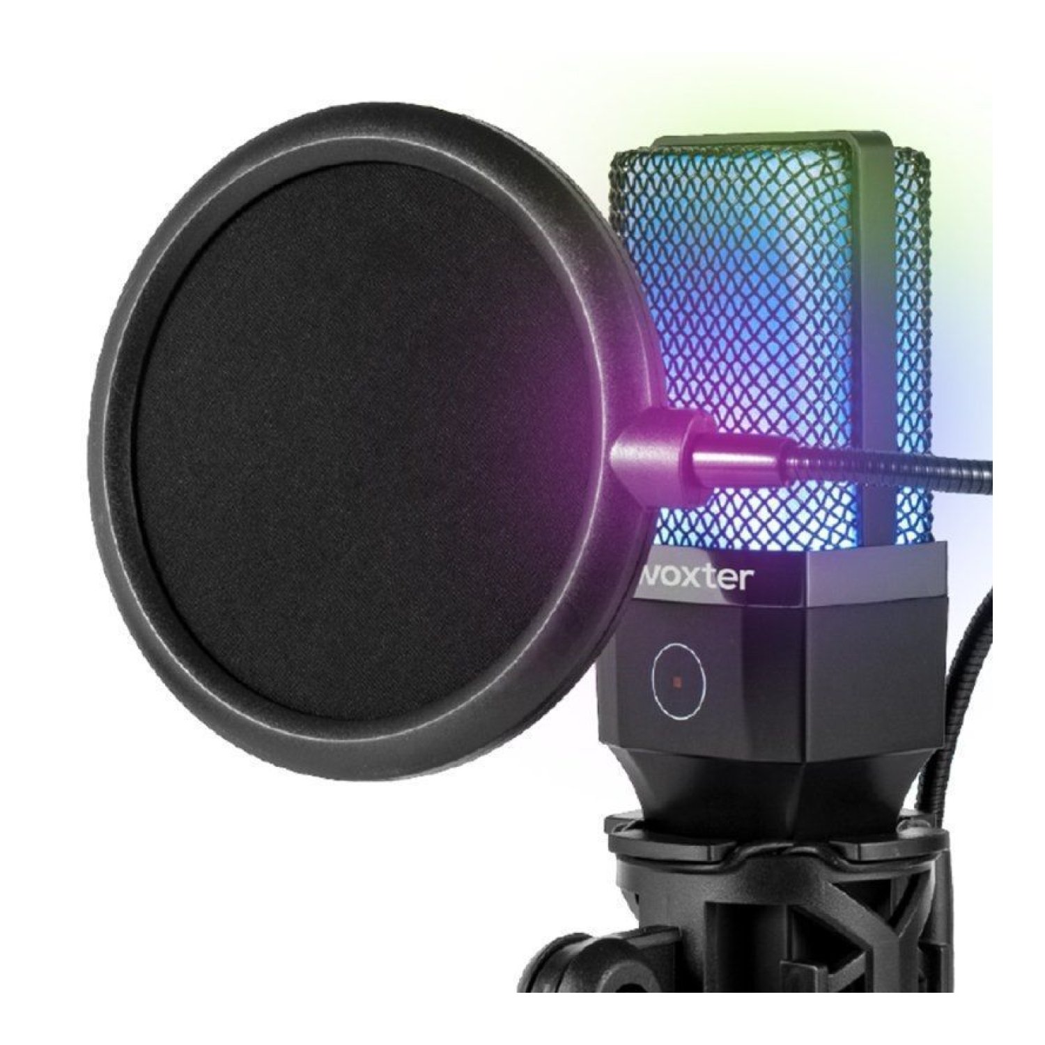 Micrófono Woxter Mic Studio 65 RGB/ USB 2.0