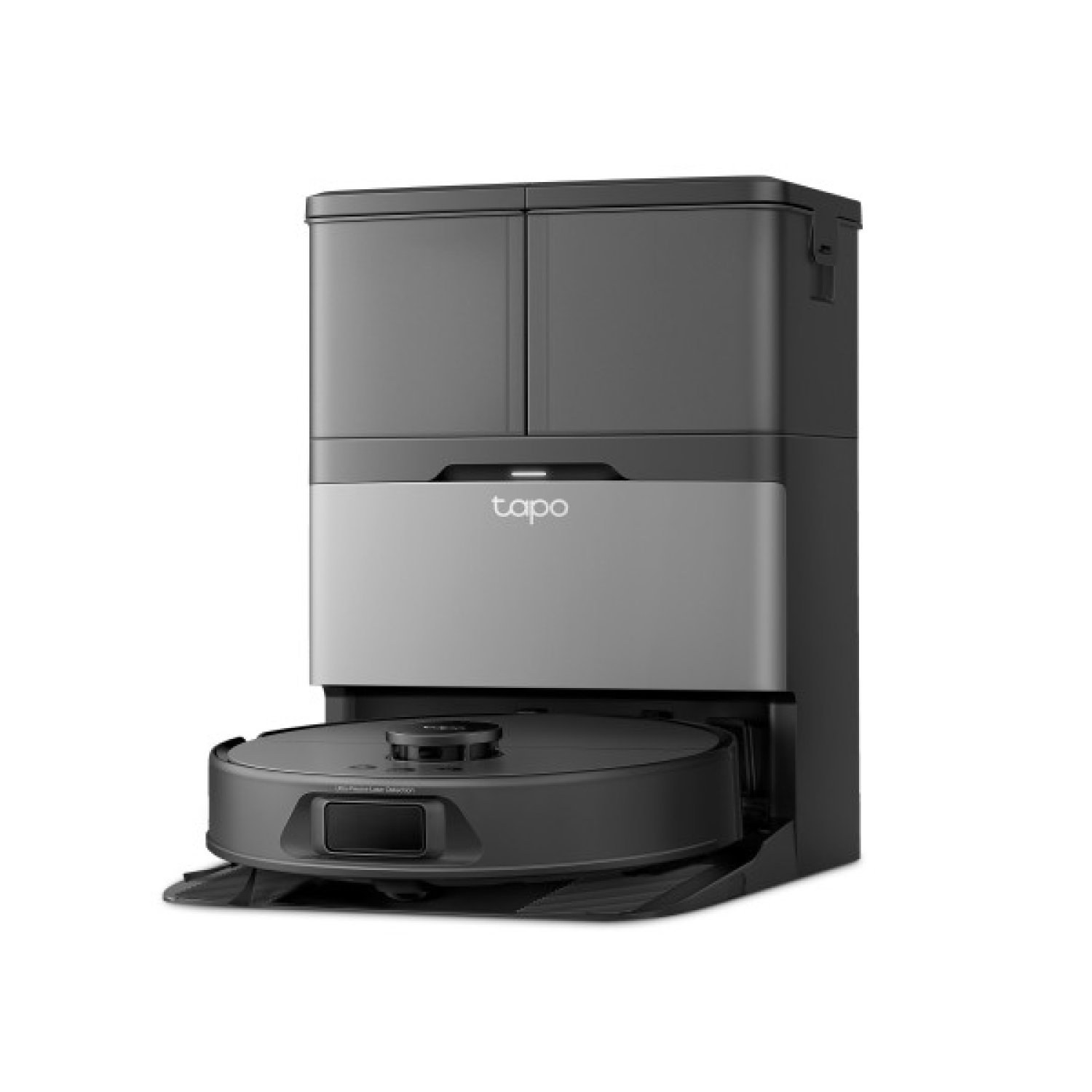 TP-LINK RV50 PRO OMNI ROBOT VACUUM & MOP + ALL-IN-ONE DOCK SPEC: DTOF LIDAR + FRONT LASER + SIDE LASER, 15000PA VACUUM SUCTION, EXTENDABLE ROBOTIC ARM MOP, AUTOMATIC MOP LIFTING, AUTO MOP REMOVAL, ANTI-TANGLE MAIN BRUSH/SIDE BRUSH, ULTRASONIC CARPET