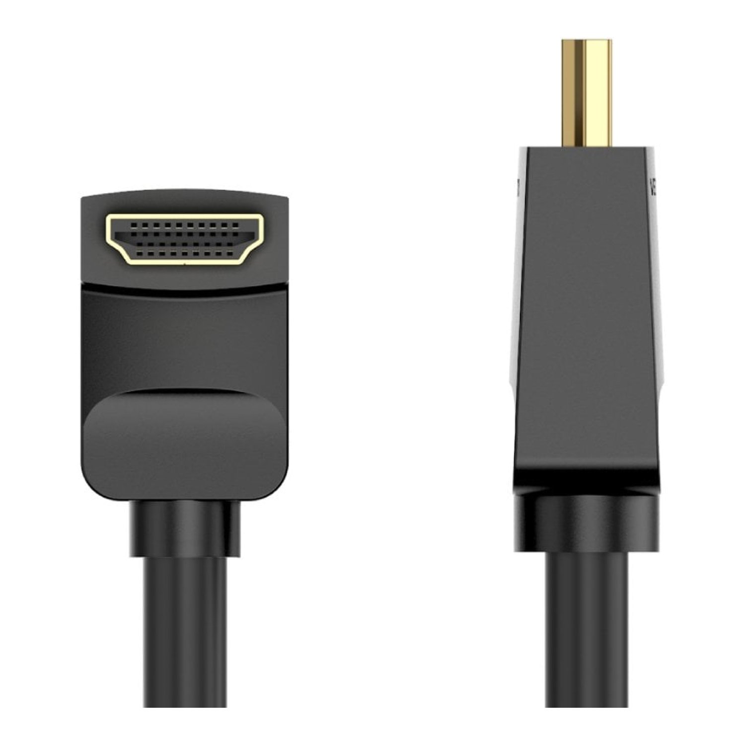 Vention · Cable HDMI 2.0 4K · Acodado 1m · Macho-Macho · Negro