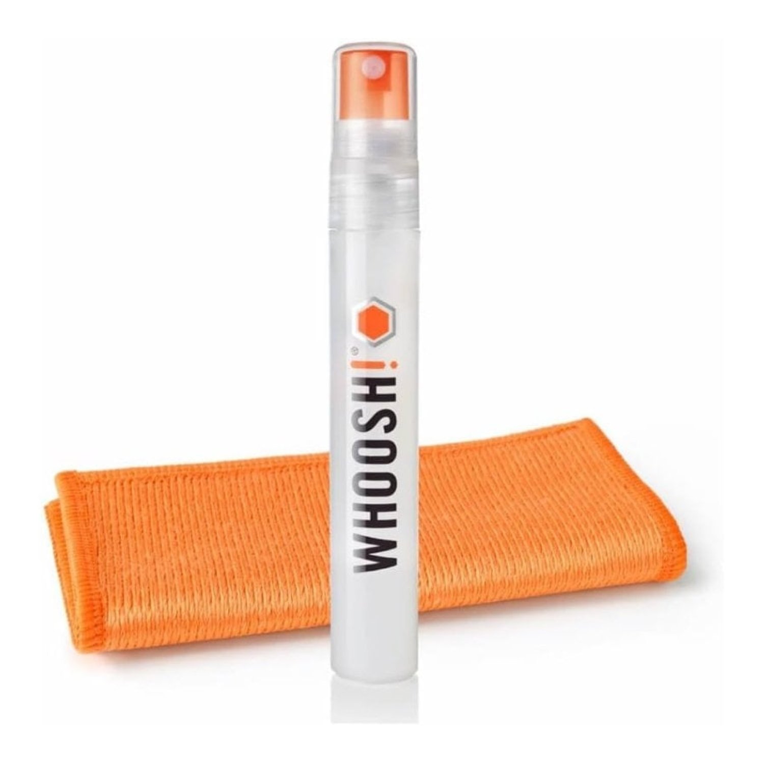 Whoosh Kit Pocket · Limpiador de Pantallas · Spray 8ml + Paño Microfibra