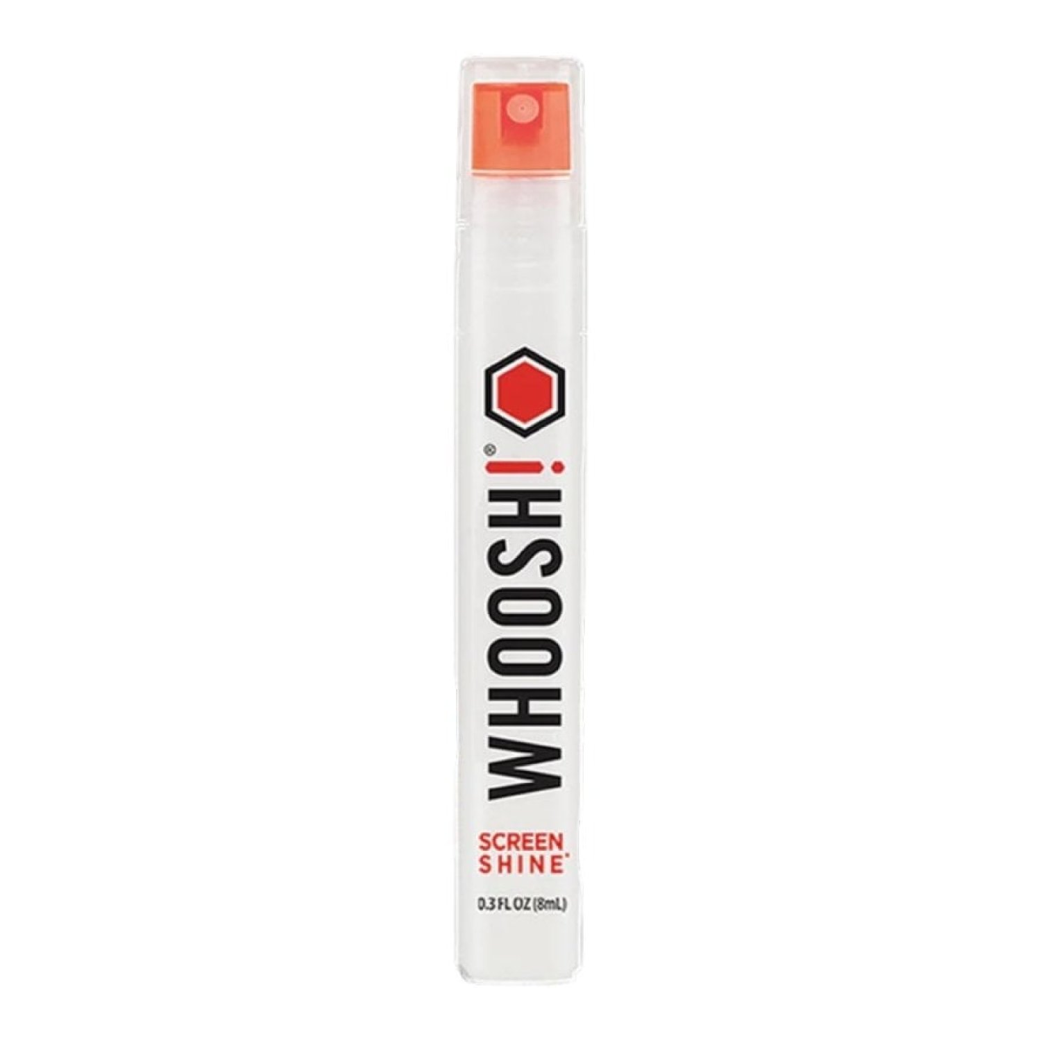 Whoosh Kit Pocket · Limpiador de Pantallas · Spray 8ml + Paño Microfibra