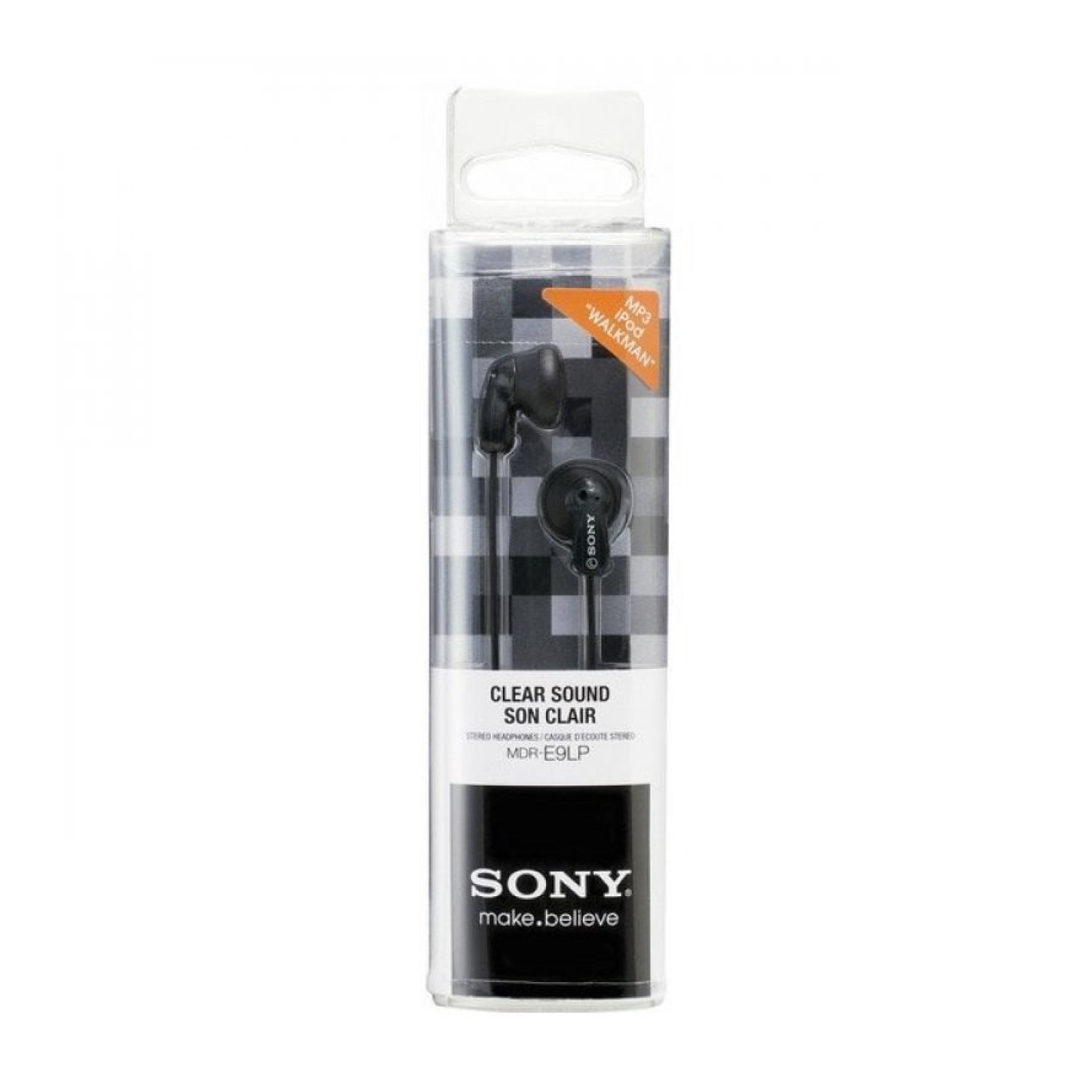 Auriculares Intrauditivos Sony MDR-E9LP/ Jack 3.5/ Negros