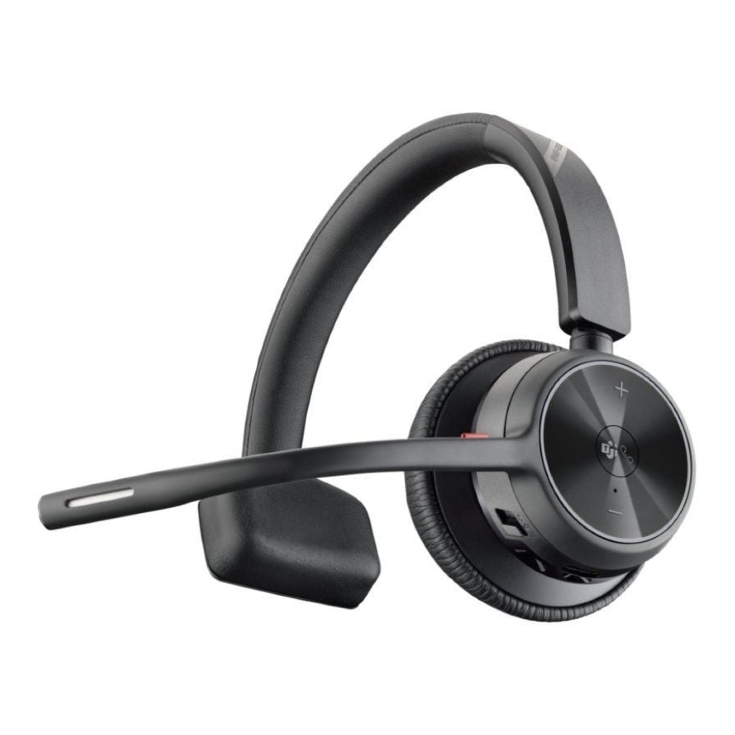 Poly Voyager 4310 · Auricular Inalámbrico Teams · Bluetooth · Micrófono · Base de Carga · Negro