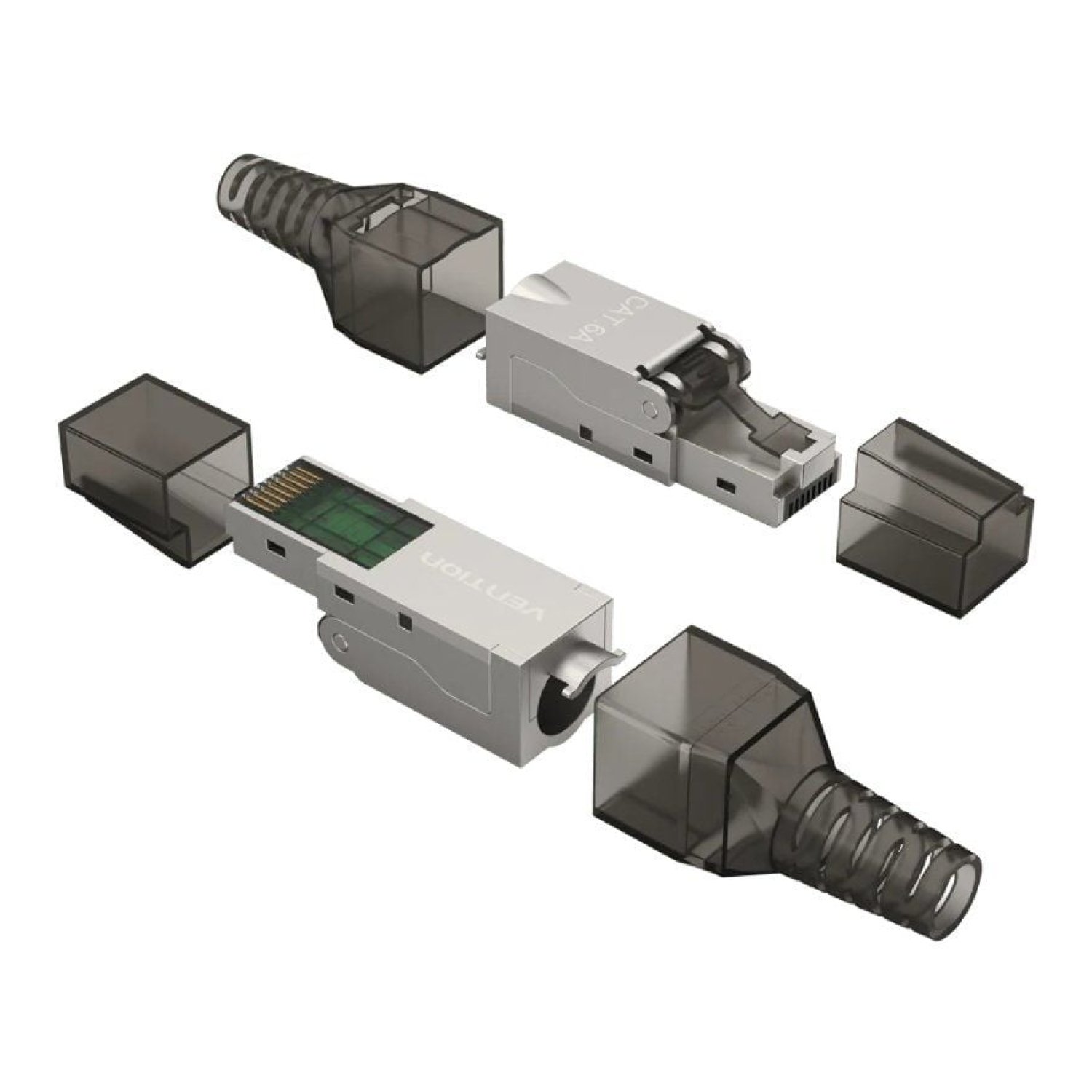 Conector RJ45 IDIH0/ Cat.6A FTP/ Sin Herramientas