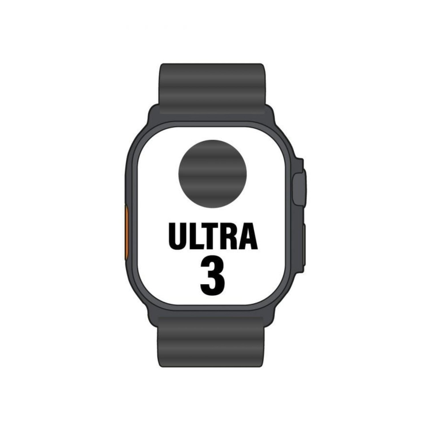 Apple Watch Ultra 3 · 49mm · GPS + Cellular · Titanio Negro · Correa Ocean