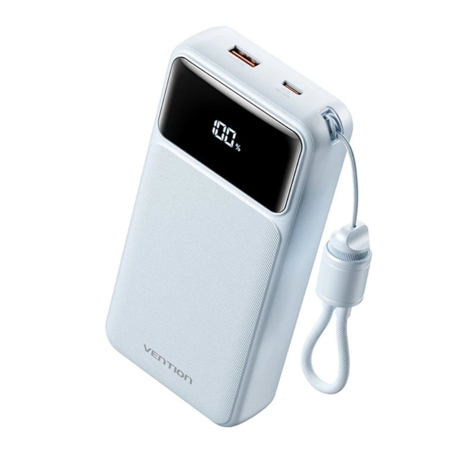 Powerbank 20000mAh Vention XGYL0-40-TY/ 22.5W/ Azul/ Incluye Cable USB Tipo-C