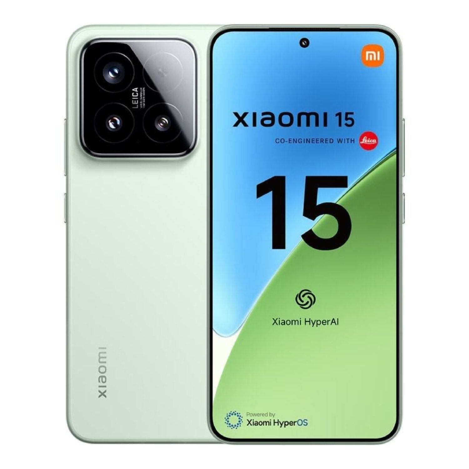 Xiaomi 15 · 6,36" · 12GB RAM · 256GB · 5G · NFC · Verde