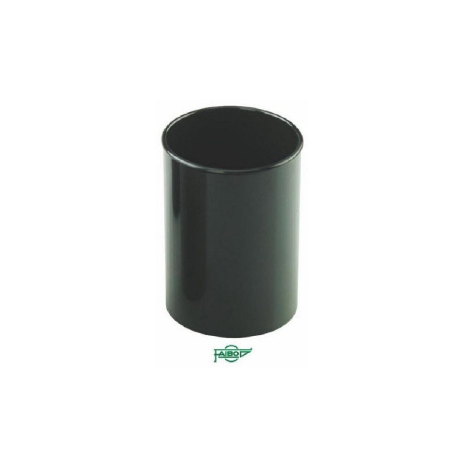 CUBILETE COLOR NEGRO PLÁSTICO RECICLADO Y RECICLABLE FAIBO 205R2