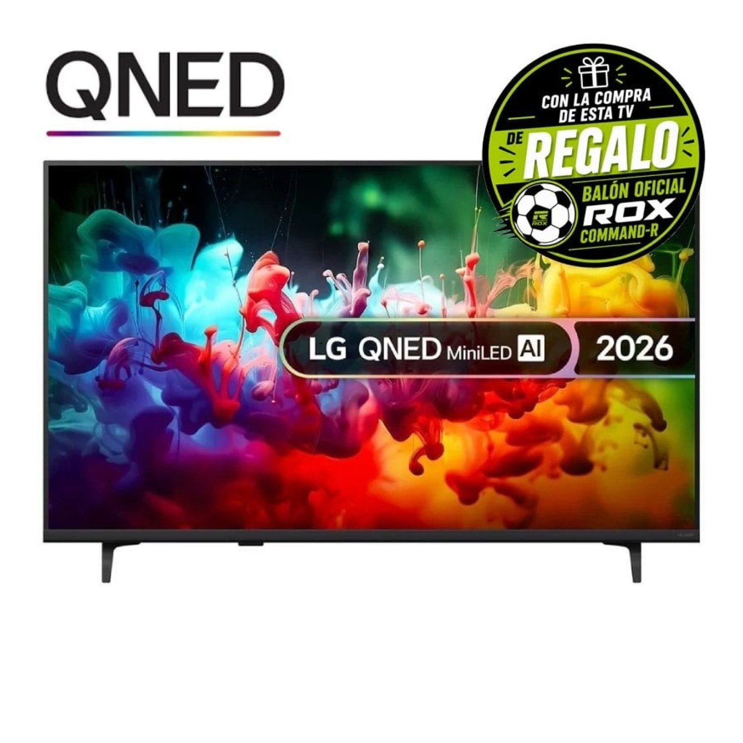 Televisor LG QNED evo AI QNED72 Mini LED 43QNED72B6B 43"/ Ultra HD 4K/ Smart TV/ WiFi