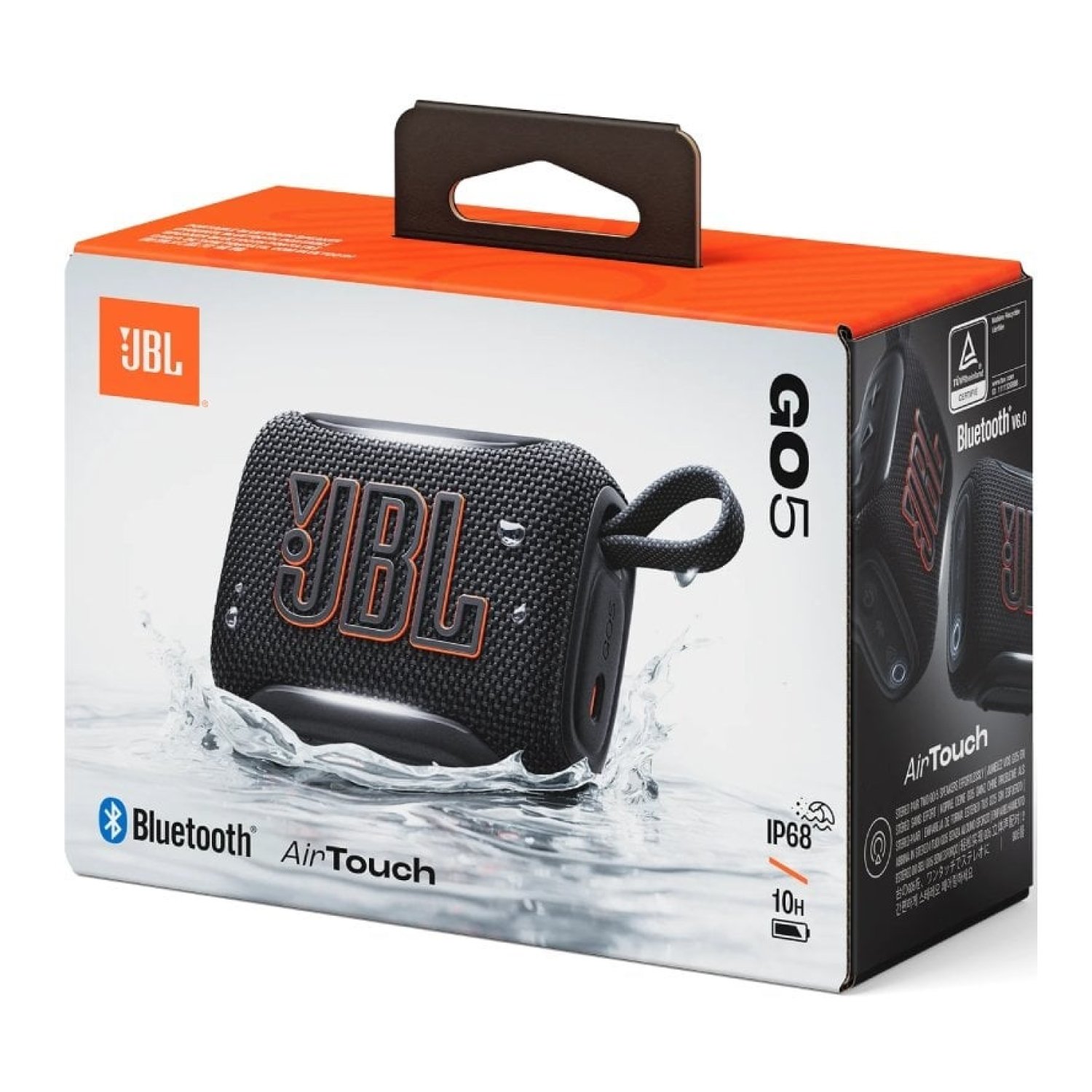 Altavoz con Bluetooth JBL GO 5/ 4.8W/ 1.0/ Negro