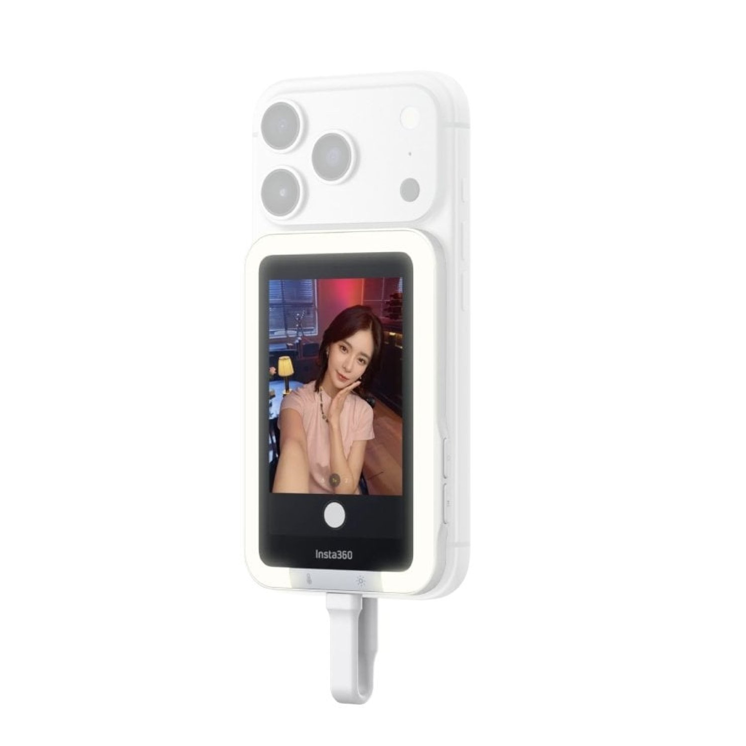 Pantalla Selfie Insta360 Snap/ Con Luz/ Blanco