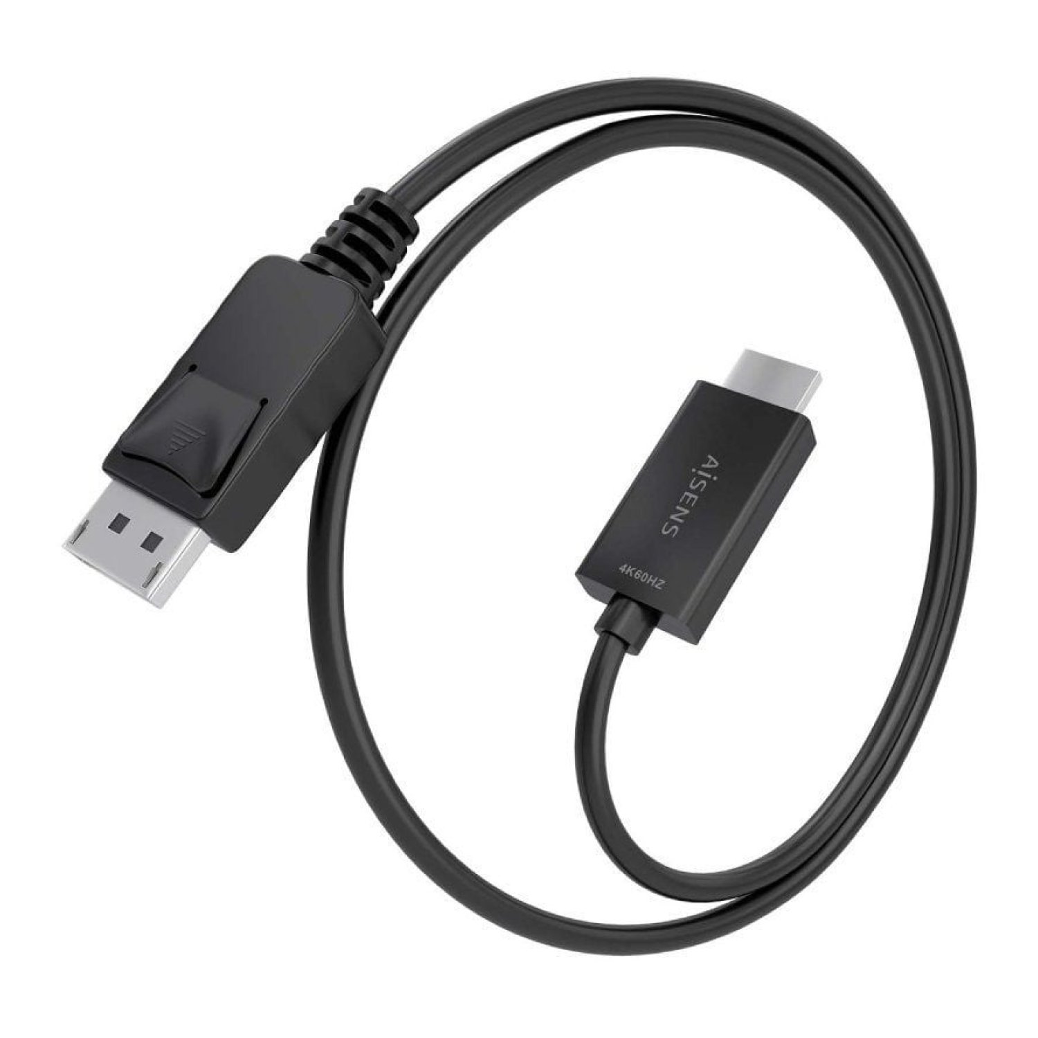 Aisens · Cable Conversor DisplayPort a HDMI · 4K · 1m · Negro