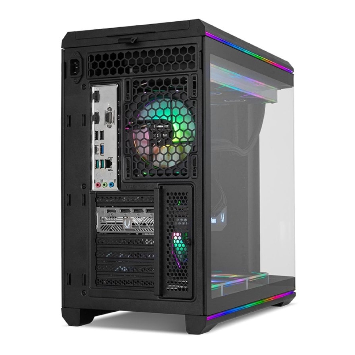 NOX Hummer Semitorre ATX cristal curvo ARGB Ngr