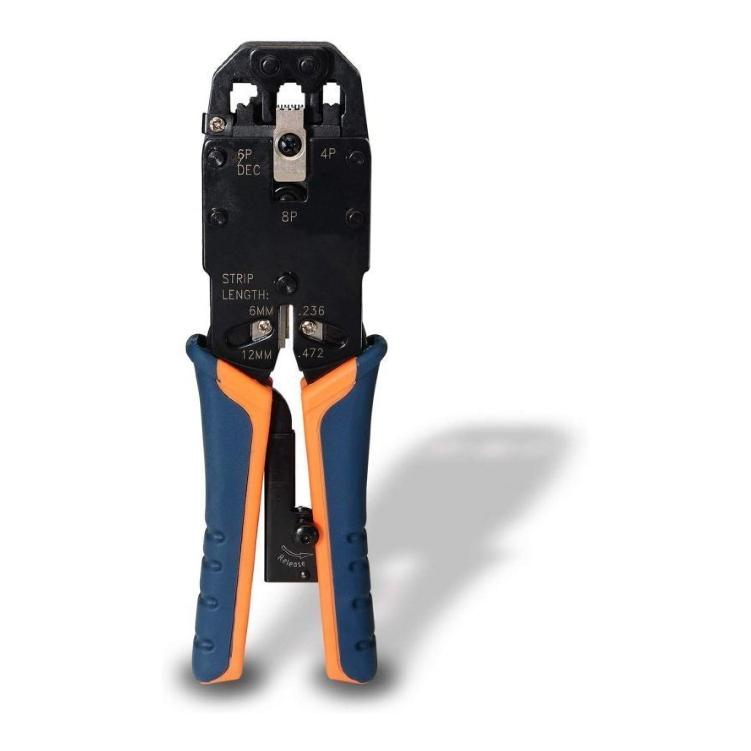 Aisens · Crimpadora Metálica de Carraca · RJ10/RJ11/RJ12/RJ45