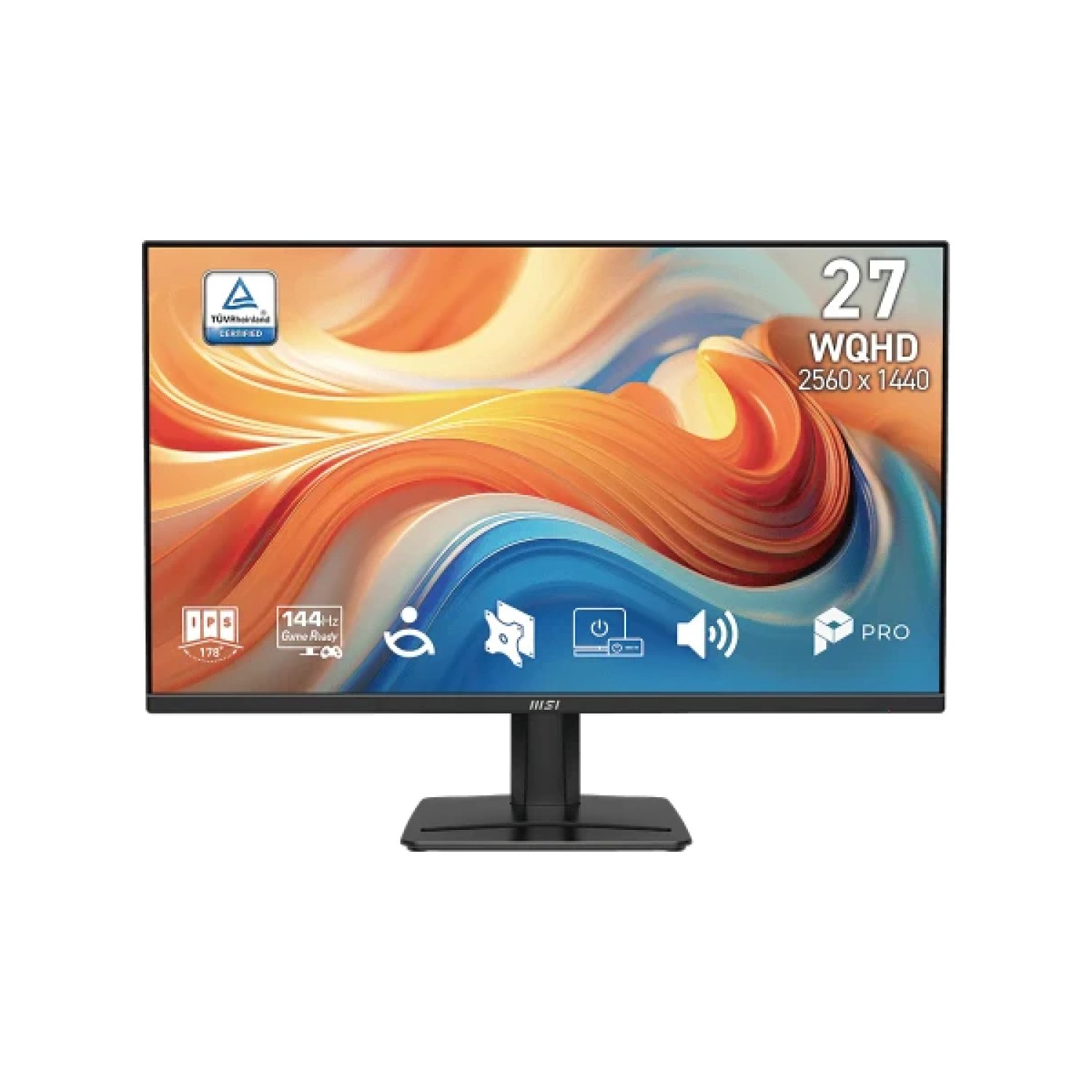 MSI Pro MP275Q · 27" · 2560x1440 QHD · Panel LED · Negro