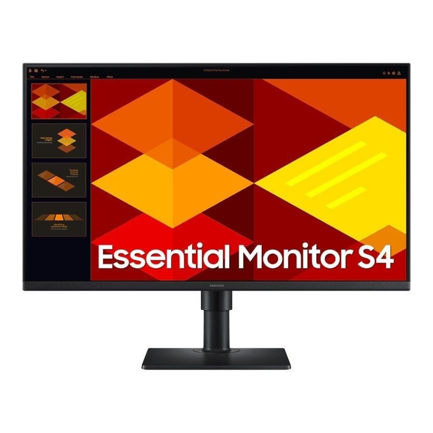 Monitor Profesional Samsung Essential Monitor S4 S27D400GAU/ 27"/ Full HD/ Regulable en altura/ Negro