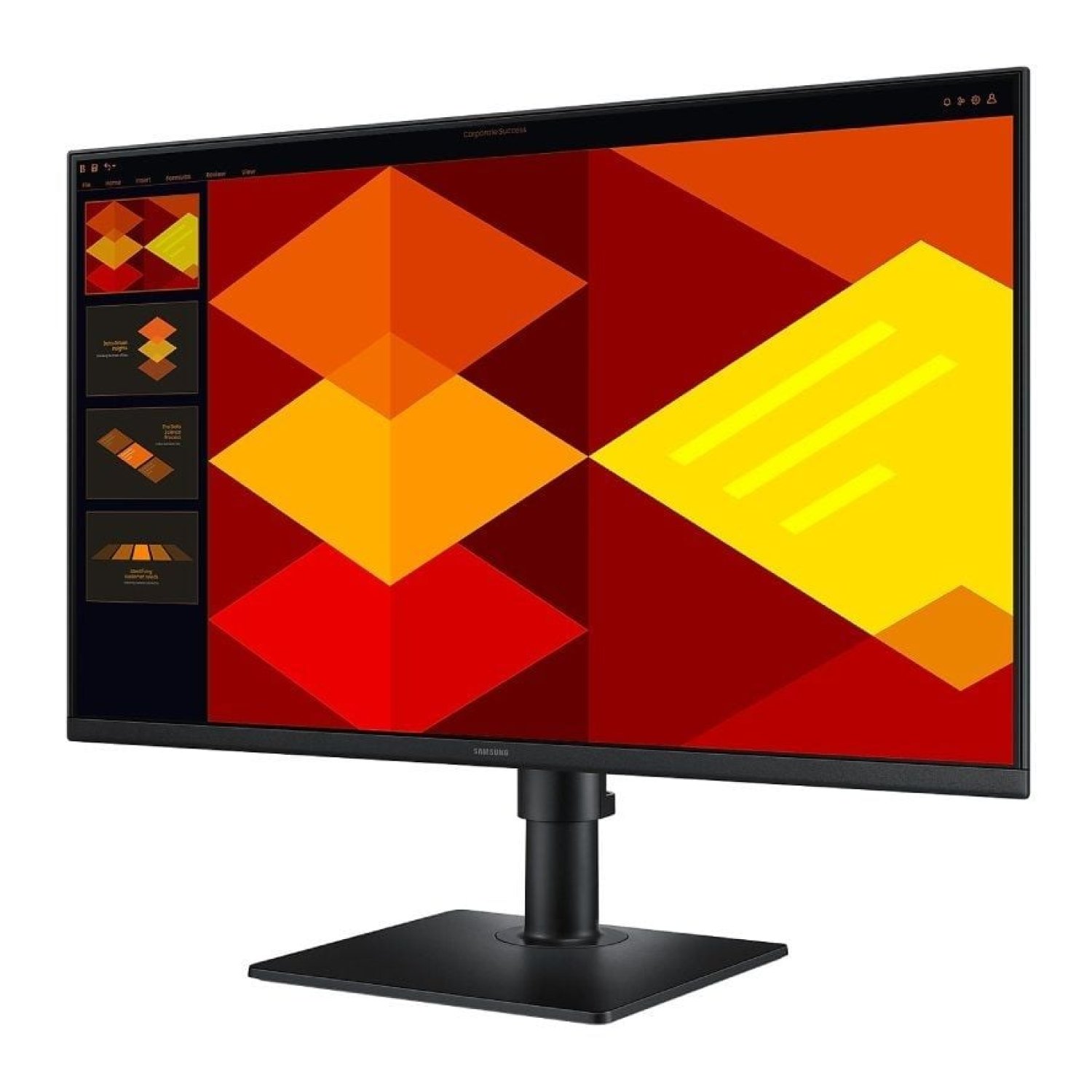 Monitor Profesional Samsung Essential Monitor S4 S27D400GAU/ 27"/ Full HD/ Regulable en altura/ Negro