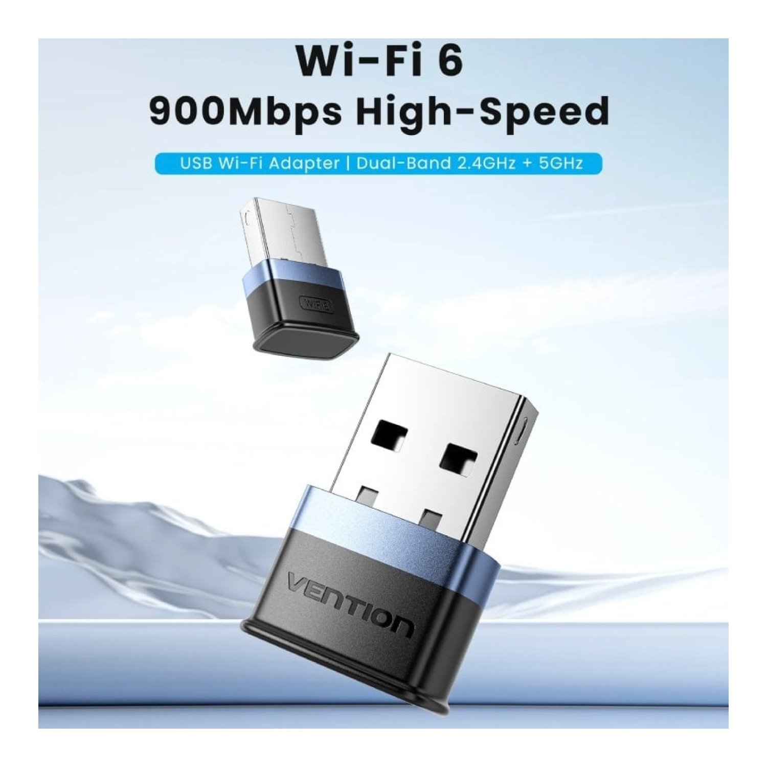 Adaptador USB - WiFi Vention KDEB0/ 900Mbps