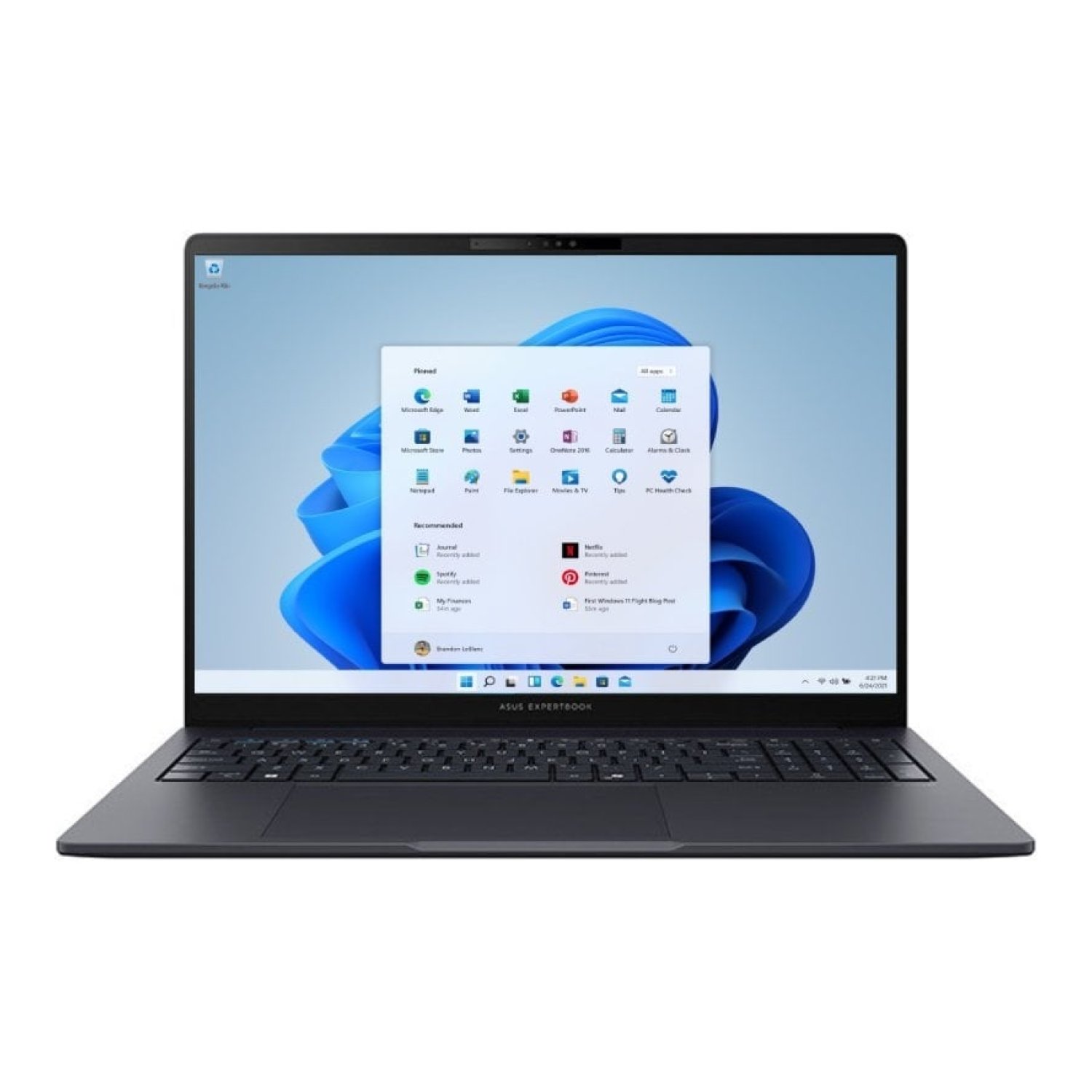 Portátil Asus ExpertBook B3 B3605CCA-MB2216X Intel Core Ultra 5-225H/ 16GB/ 512GB SSD/ 16"/ Win11 Pro