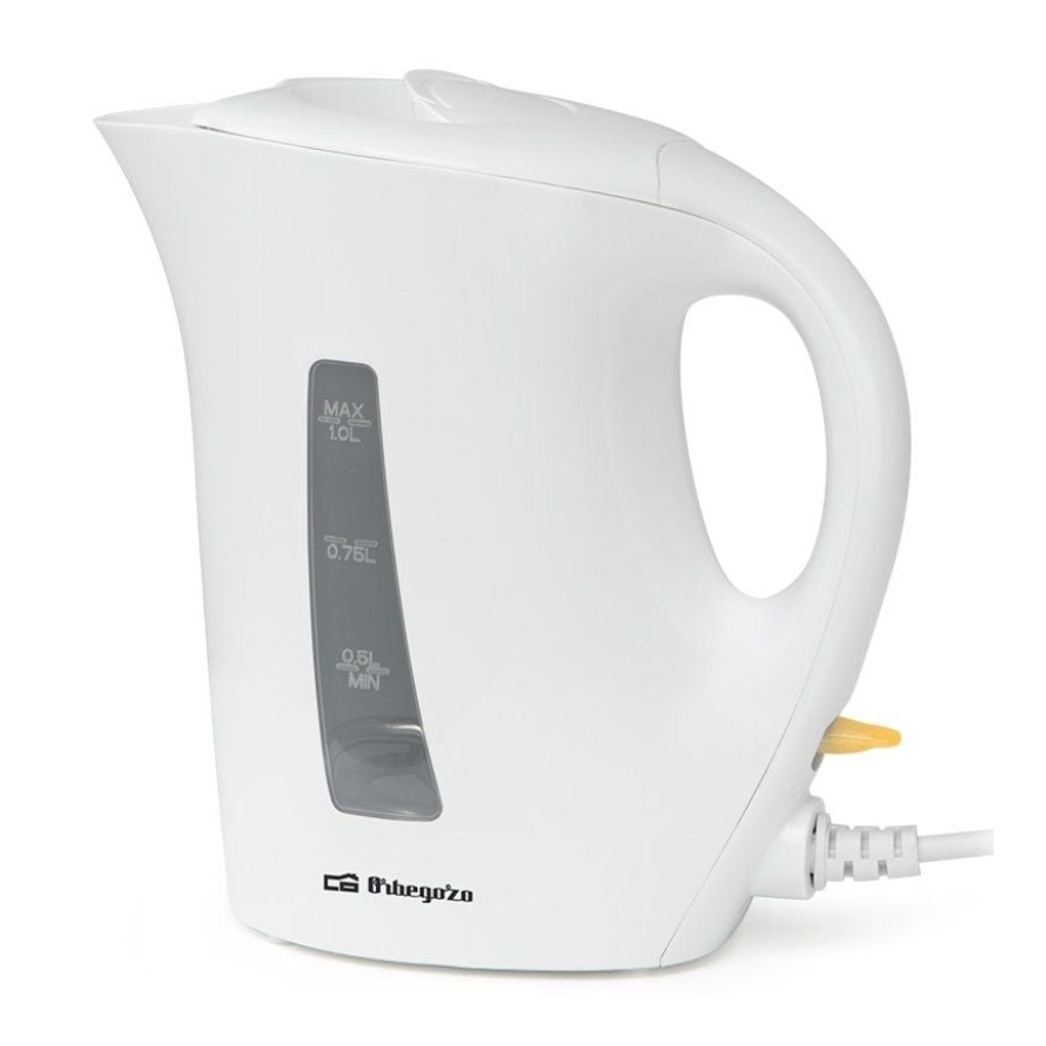Hervidor de Agua Orbegozo KT 4150/ 1200W/ Capacidad 1L