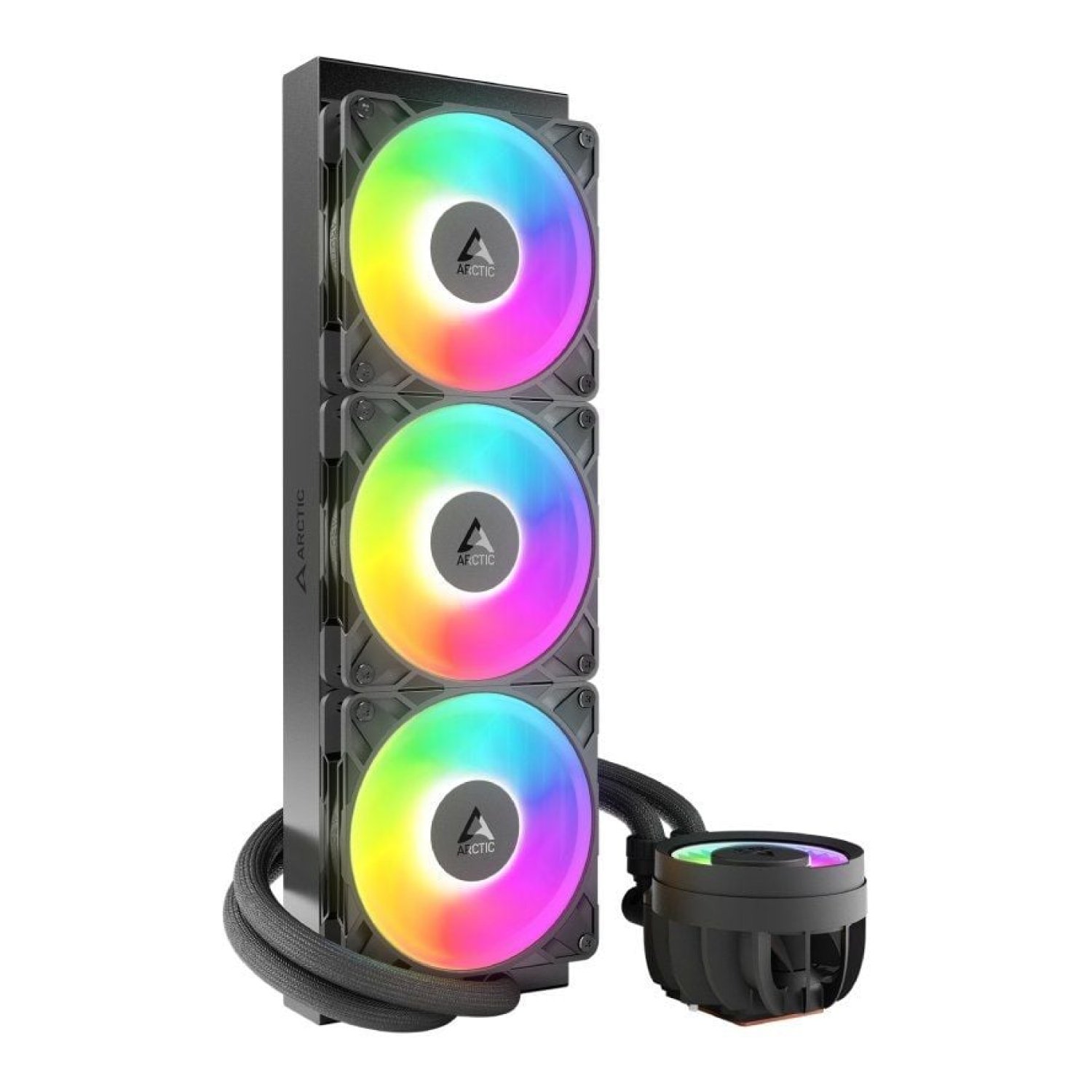 Sistema de Refrigeración Líquida Arctic Liquid Freezer III Pro 360 A-RGB/ Negro