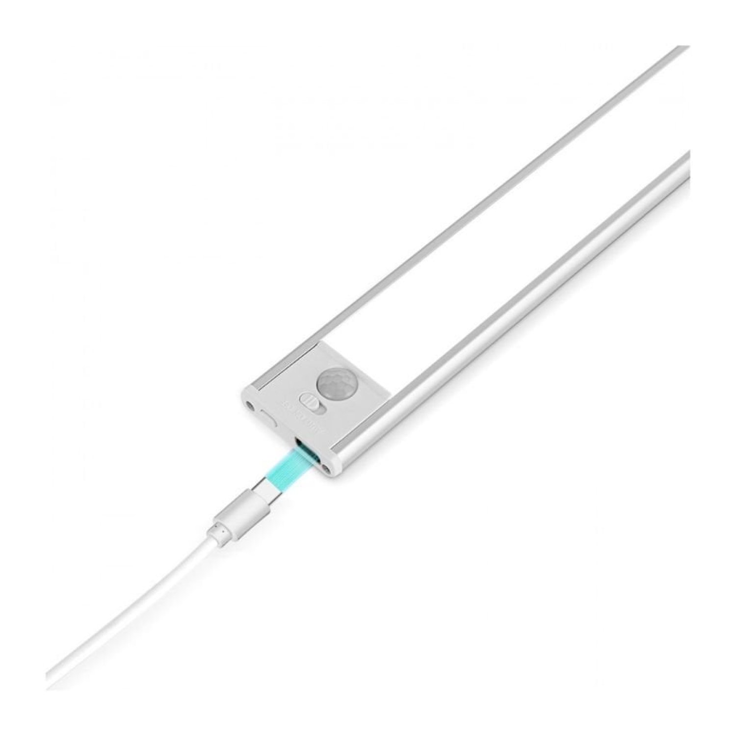 Barra de Luz Magnética con Sensor de Movimiento Muvit iO MIOCAB003/ 3 Modos de Luz/ con Batería/ Blanca