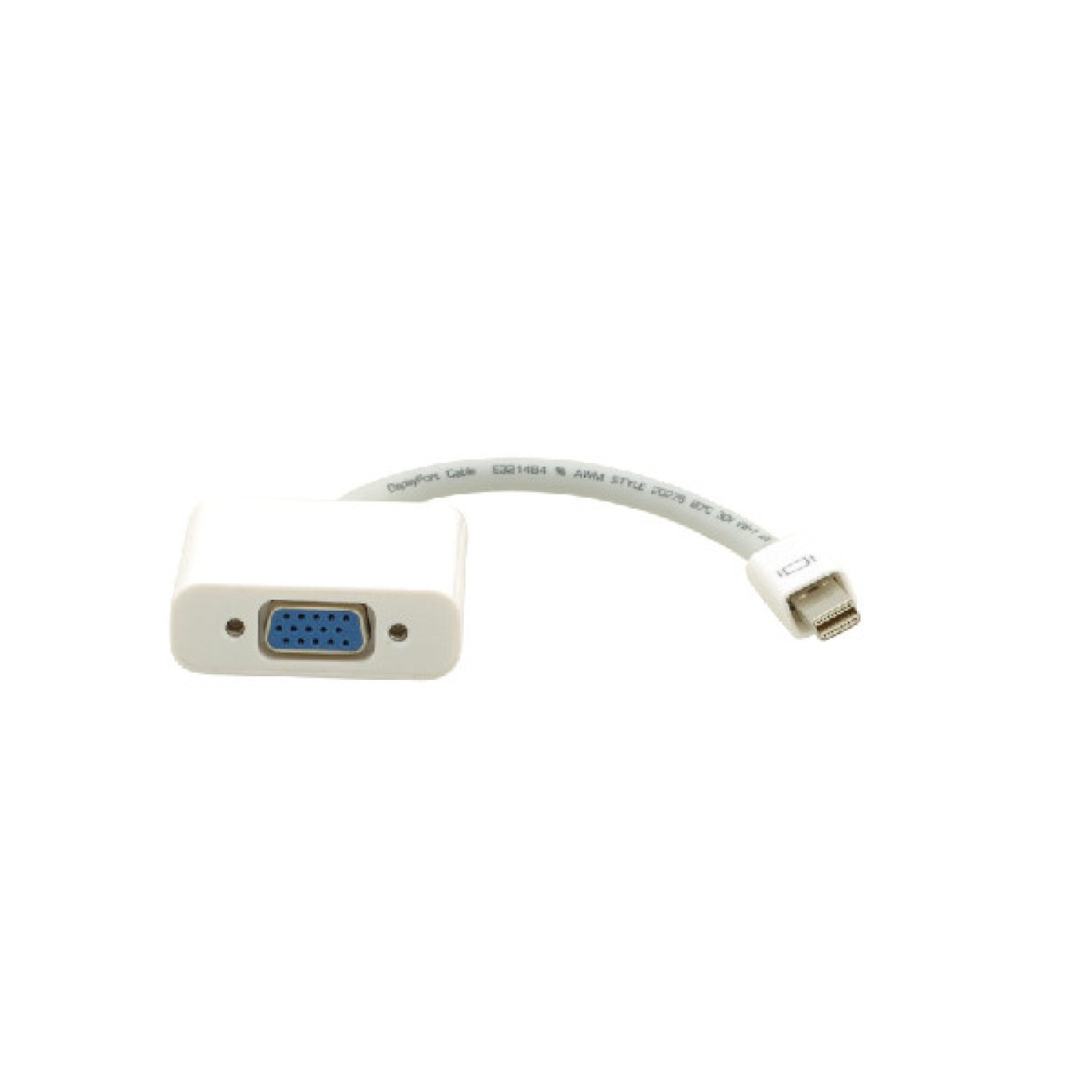 Kramer Electronics Mini DisplayPort (M) to 15−pin HD (F) 0,15 m Blanco