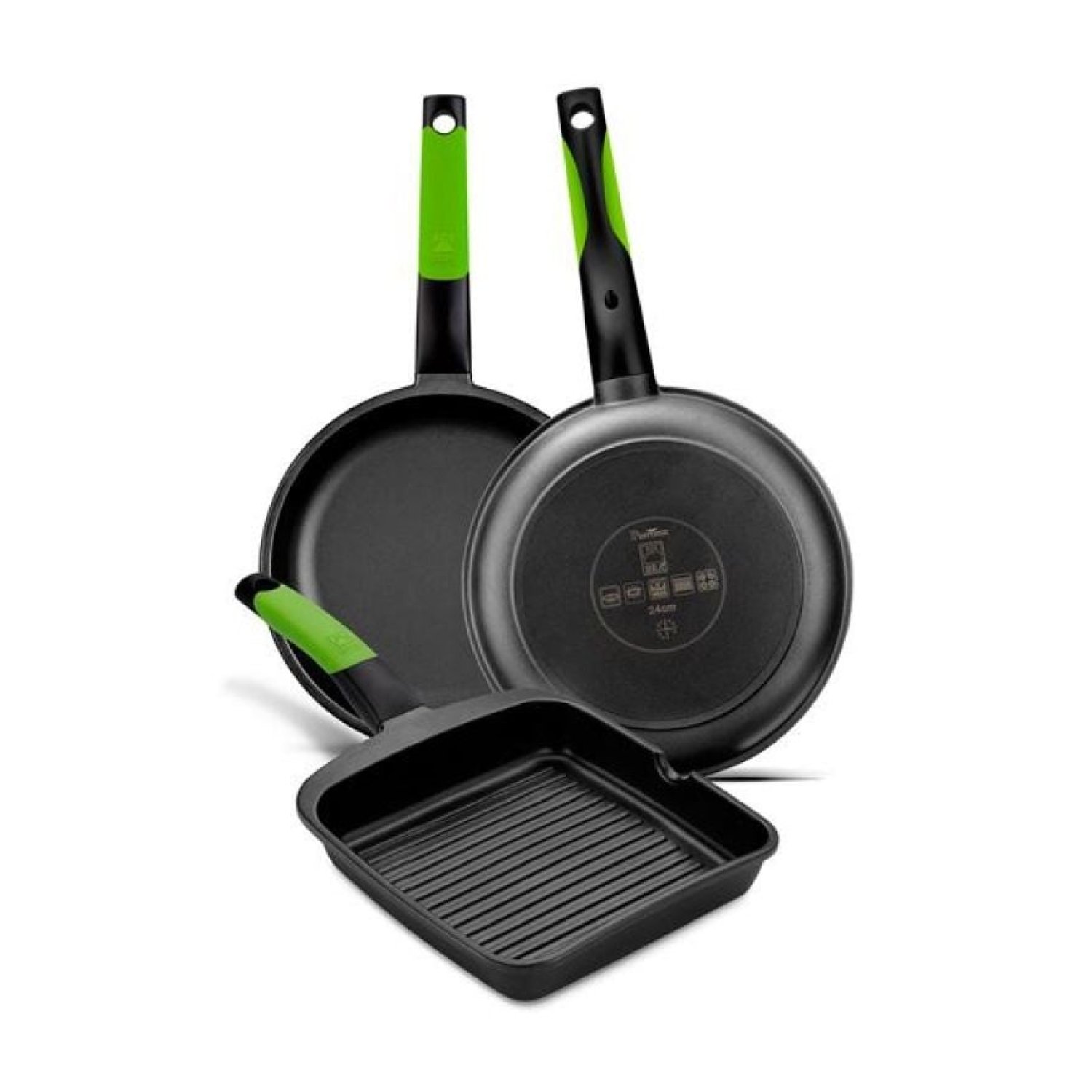 Asador Bra Prior A121457/ Ø28cm/ Aluminio fundido/ Apto para Inducción
