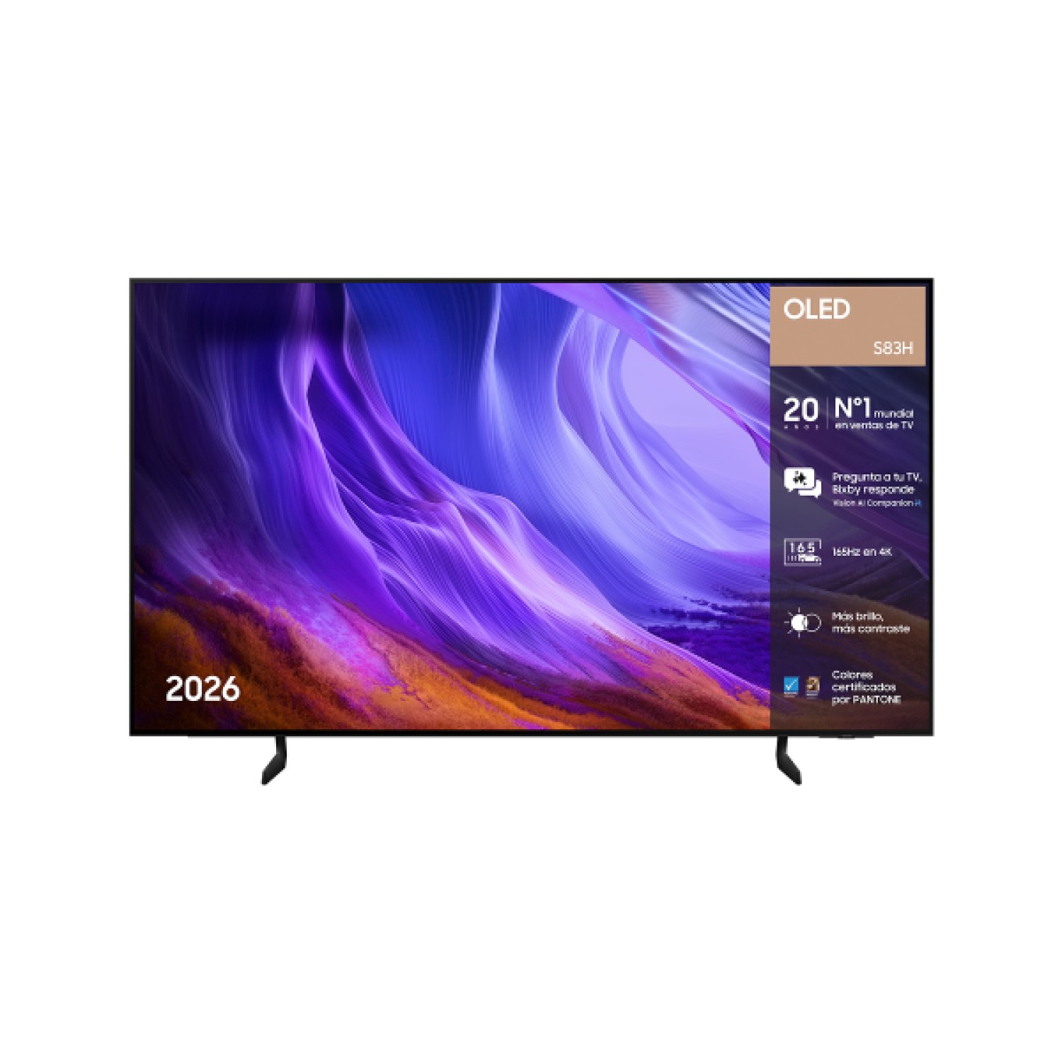 Samsung TV 83" OLED S83H 4K Vision AI Smart TV (2026)