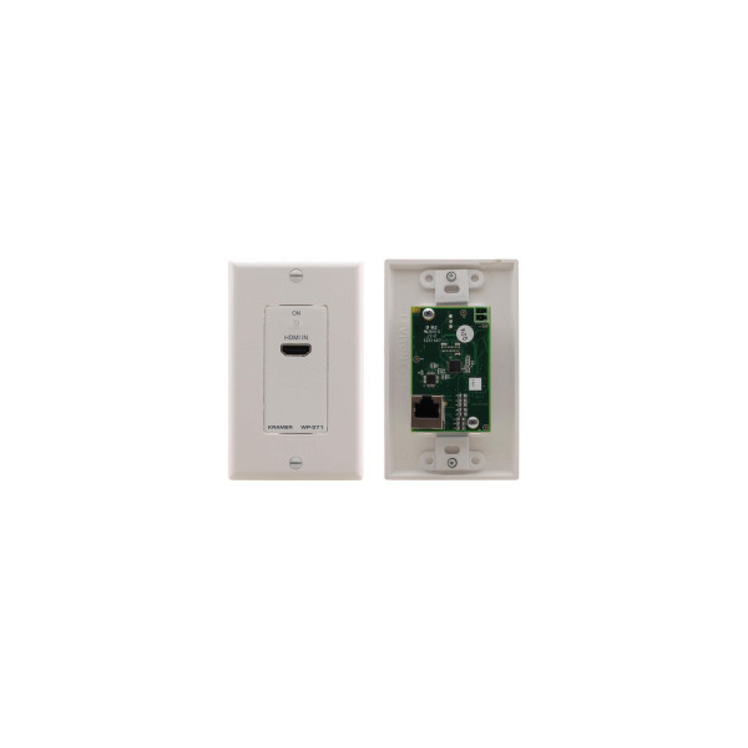 Kramer Electronics WP-571/EU(W)-80 extensor audio/video Transmisor de señales AV Blanco
