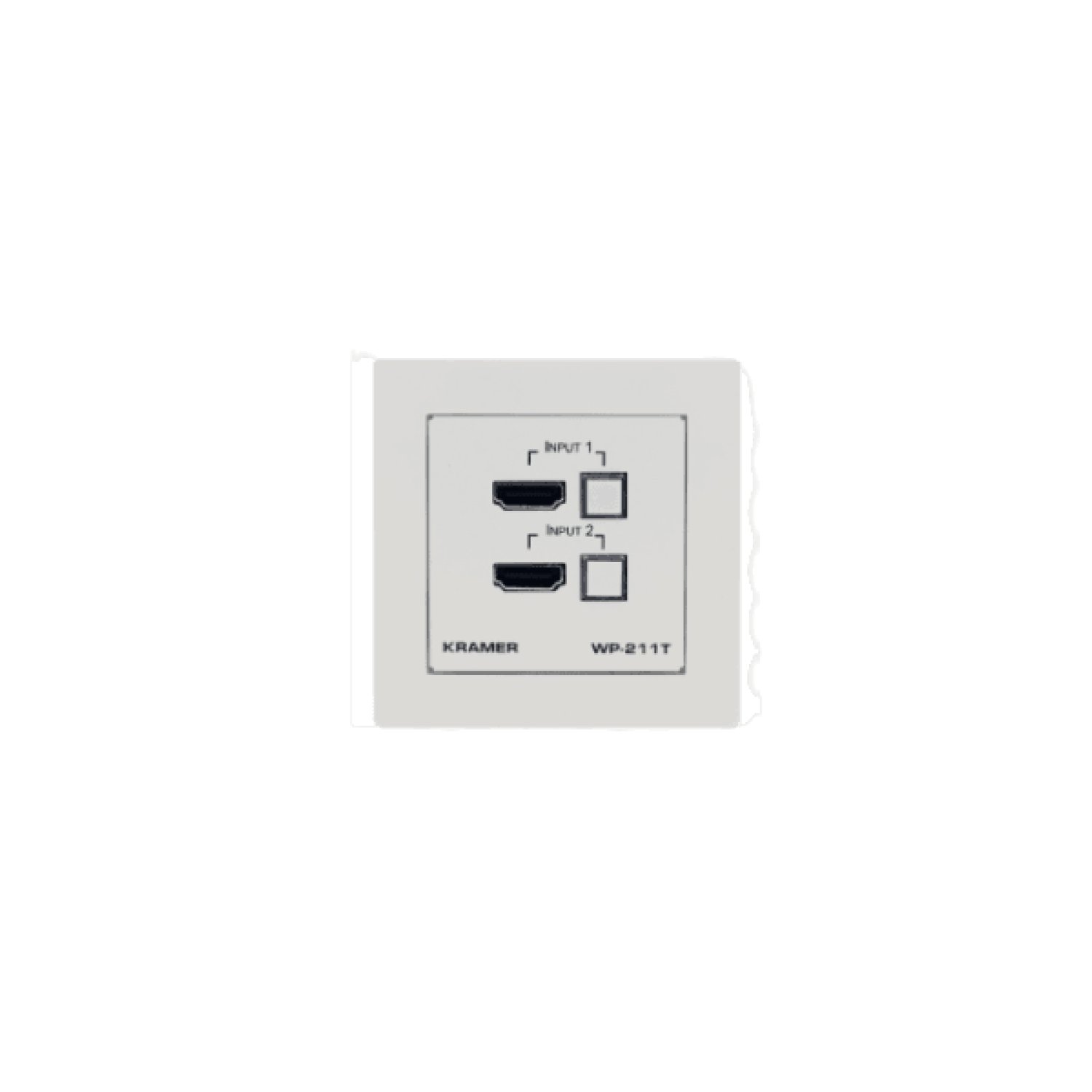 Kramer Electronics KRAMER WP-211T-EU-PANEL-SET-80/86 B EU & UKsize Black Panel Set Blanco