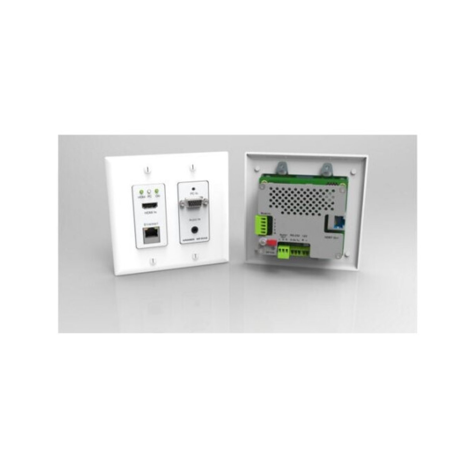KRAMER AVSM HDMI, VGA, RS-232, ETH & AUDIO HDBASET TX ACTIVE WALL PLATE - WP-20/EU(B)-86 (20-80332190)