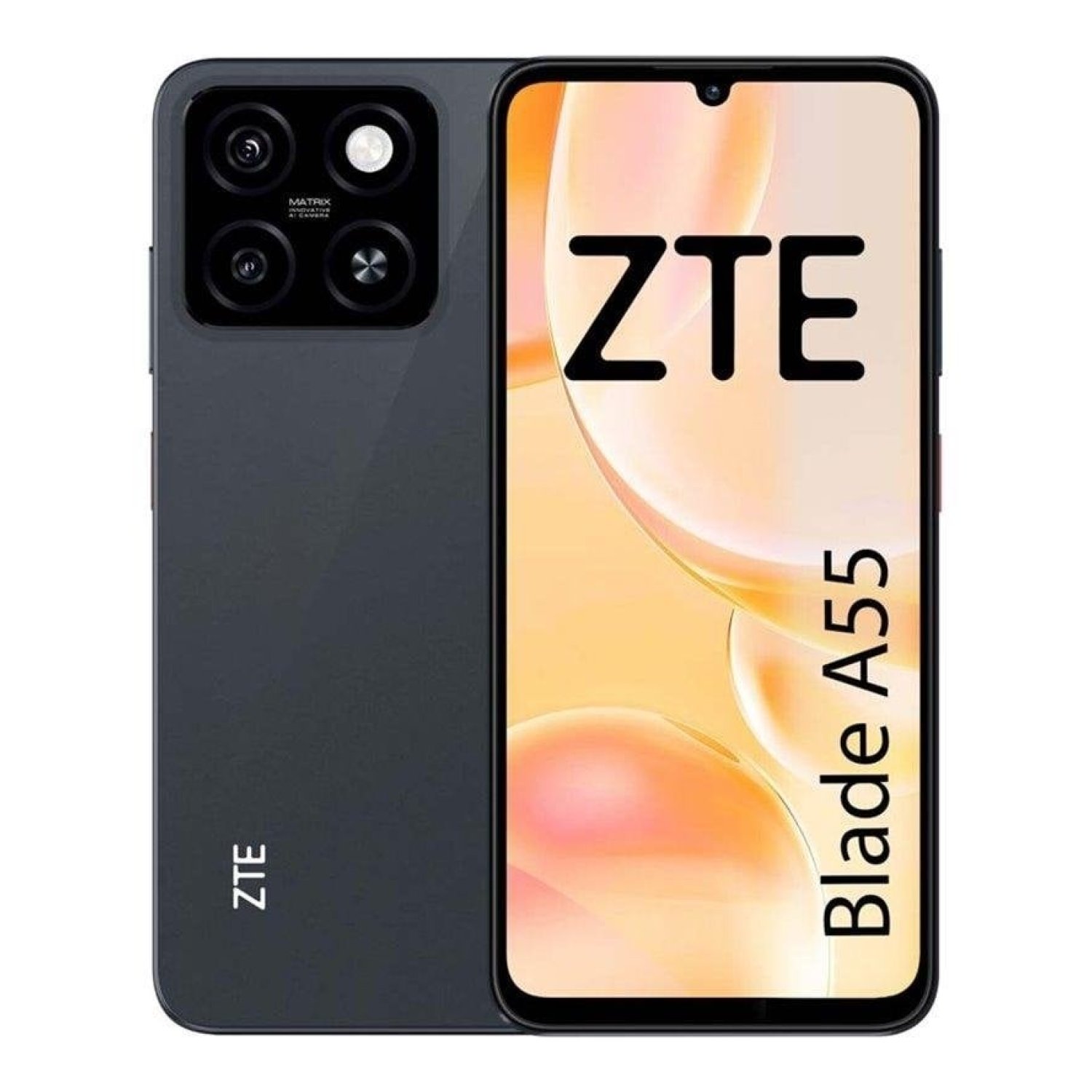 Smartphone ZTE Blade A55 4GB/ 128GB/ 6.75"/ Negro