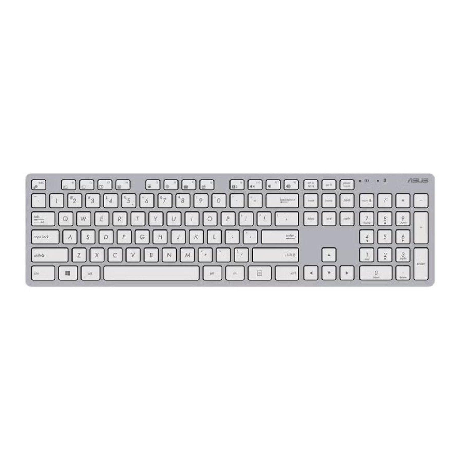 Teclado y Ratón Inalámbricos Asus W5000 Wireless/ Blanco