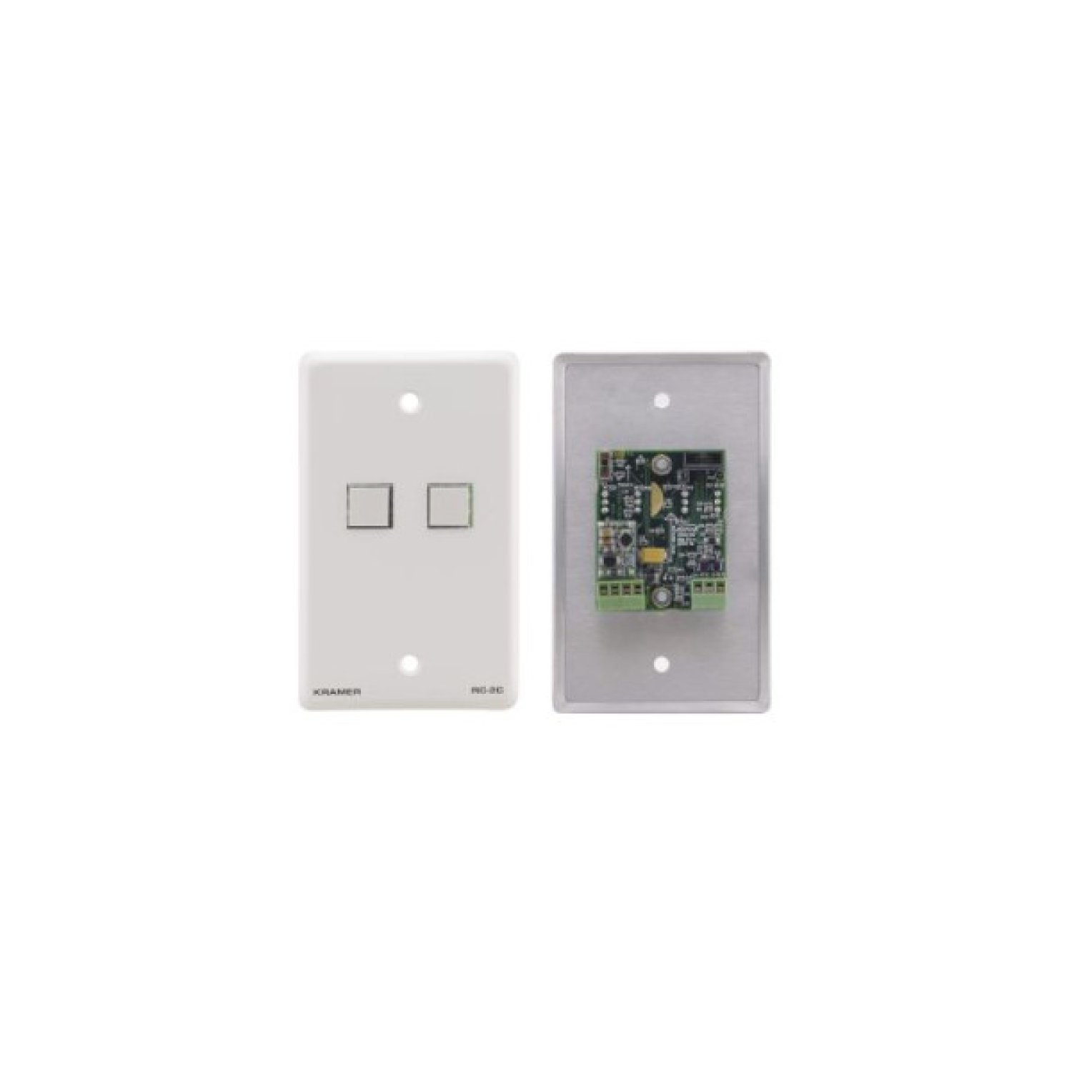 KRAMER CONTROL WALL PLATE – RS-232 & IR CONTROLLER - RC-2C/EU(W)-86 (85-70842290)
