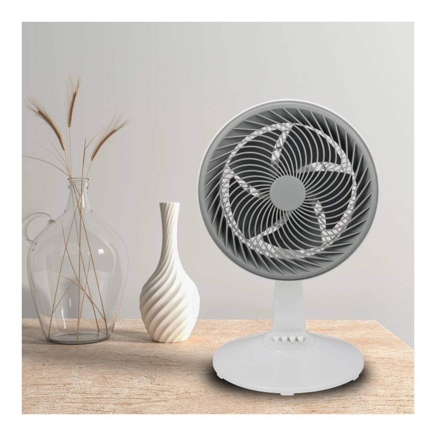 Ventilador de Sobremesa Daewoo DW9010/ 90W/ 5 Aspas 30cm/ 3 Velocidades