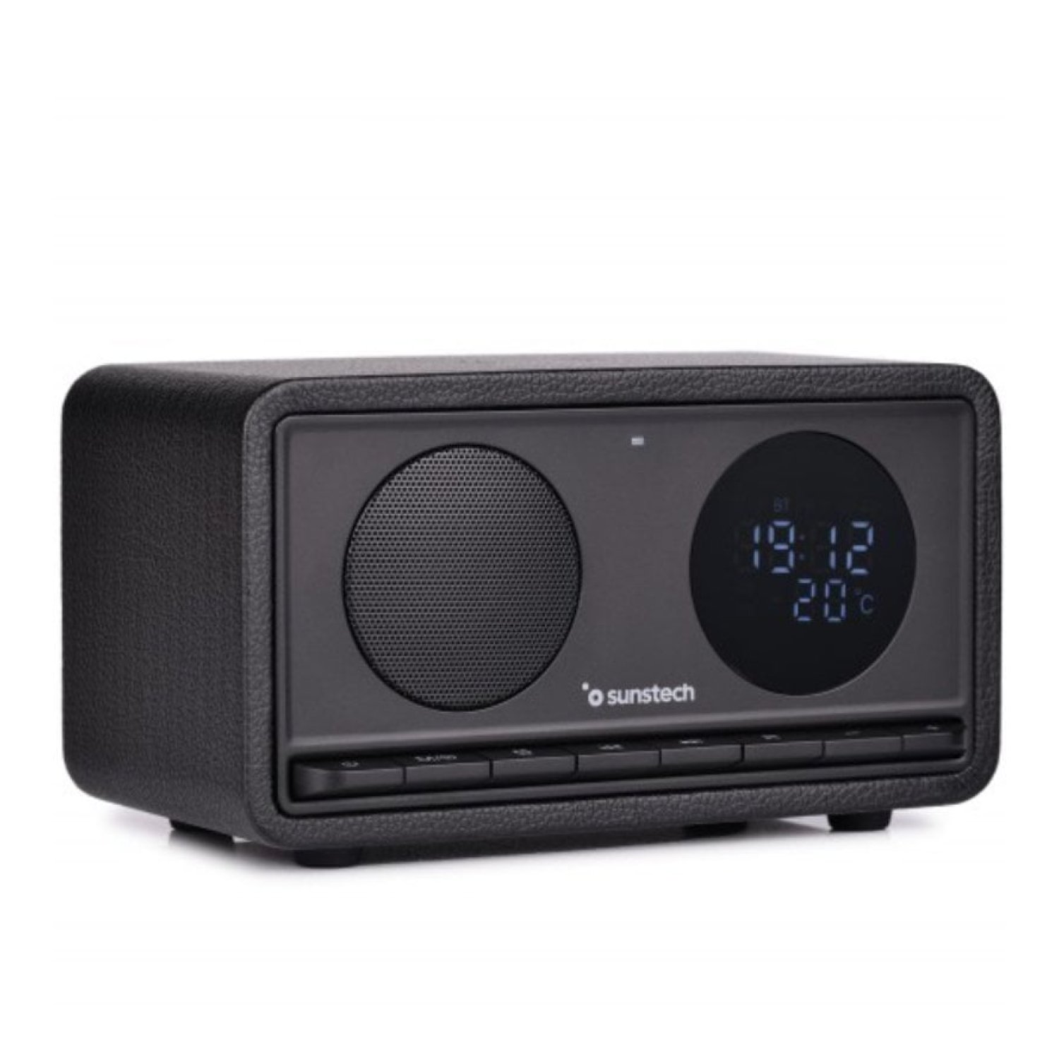Radio Portátil Sunstech RPBT460/ Negra