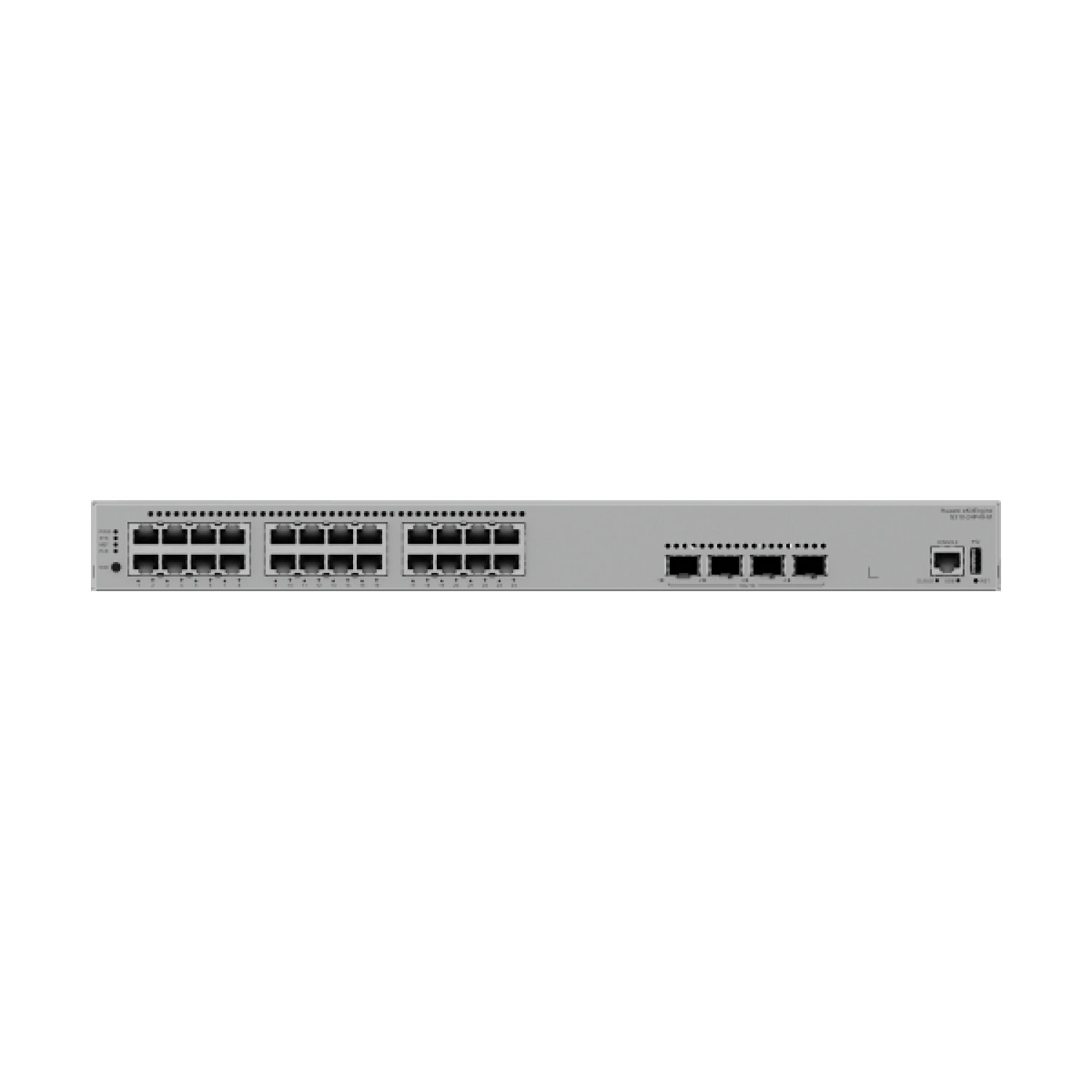 HUAWEI S310-24P4X-M,S310-24P4X-M,S310-24P4X (24*10/100/1000BASE-T PORTS(400W POE+), 4*10GE SFP+ PORTS, PLUGGABLE POWER SUPPLY)  SWITCHING CAPACITY: 128GBPS FORWARDING: 96 MPPS INTERFACE : 24*10/100/1000BASE-T PORTS(400W POE+), 4*10GE SFP+ PORTS POE O